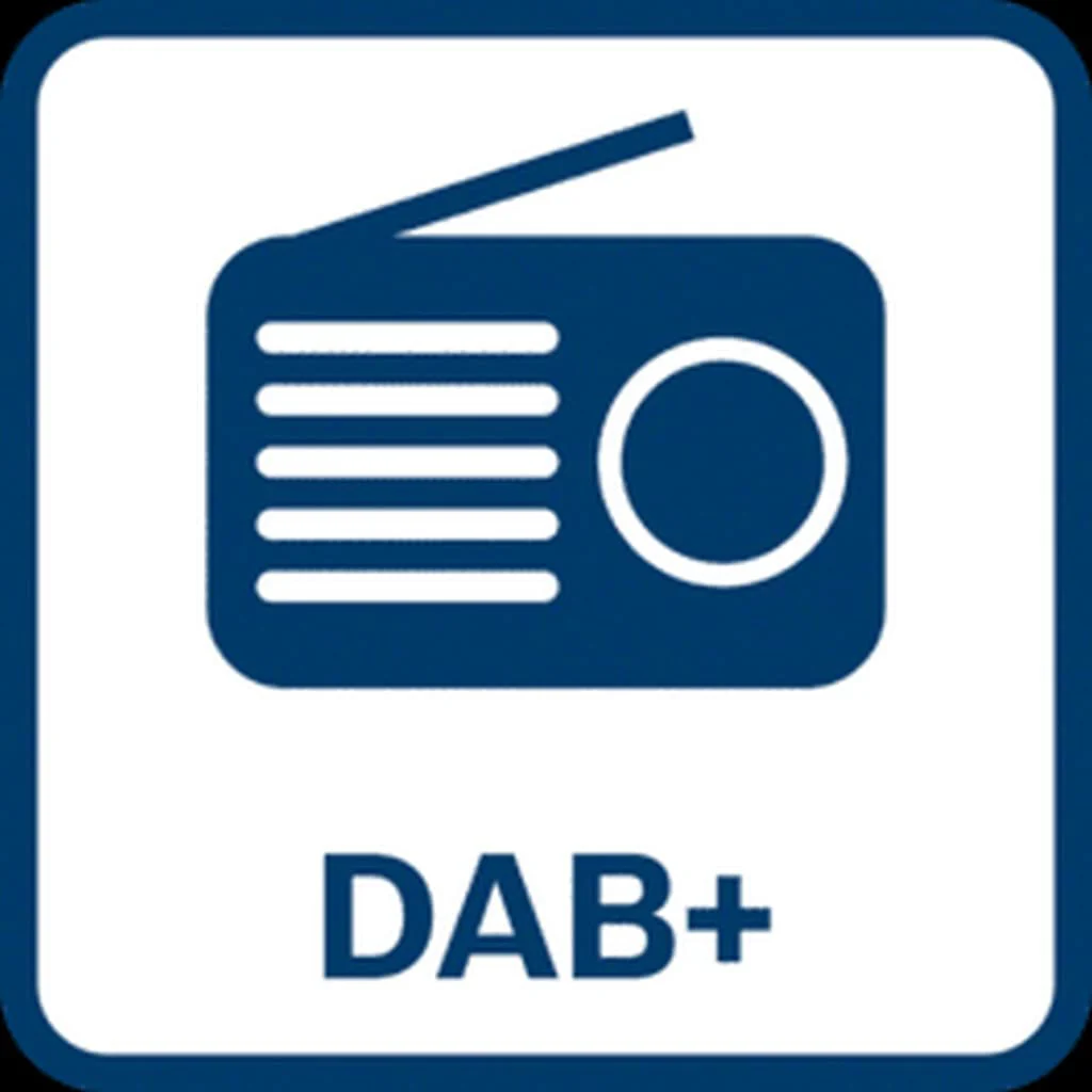 Bosch Professional 18V System Akku Baustellenradio GPB 18V-2 SC (Empfang über DAB+, Bluetooth, FM und AUX, inkl. 1x Netzteil, 1x AUX-Kabel, 1x 3V CR2032 Lithium-Knopfzellen-Batterie) - Image 3