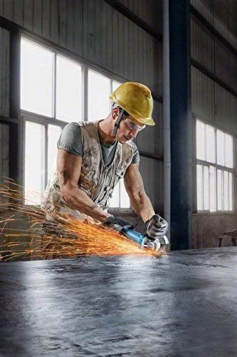 Bosch Professional Winkelschleifer GWS 880 (Scheiben-Ø125mm, Leistung 880 Watt, Leerlaufdrehzahl: 11.000 min-1, inkl. Zusatzgriff, Schutzhaube, Spannmutter, Aufnahmeflansch, Zweilochschlüssel) - Image 3