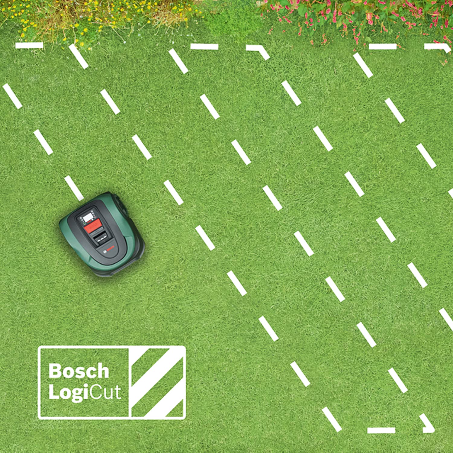 Bosch Rasenmäher Roboter Indego S+ 500 (mit 18V Akku und App-Funktion, Ladestation enthalten, Schnittbreite 19 cm, für Rasenflächen bis 500 m², im Karton) - Image 4