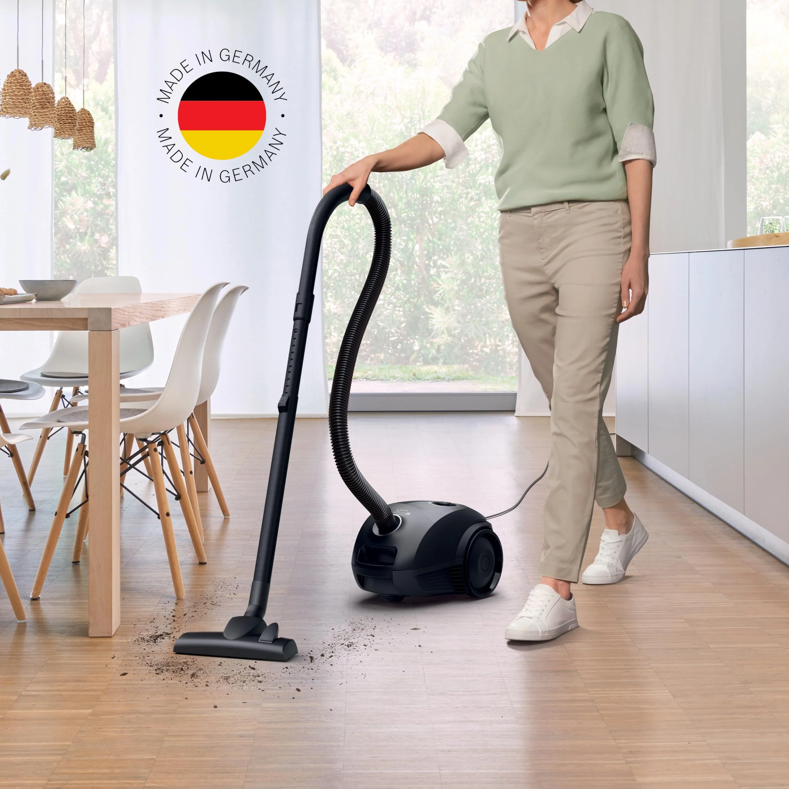 Bosch Serie 2 5948913, Schlitten-Staubsauger mit Beutel, Schwarz, 3600 W, 3.5 liters, 80 Dezibel - Image 8