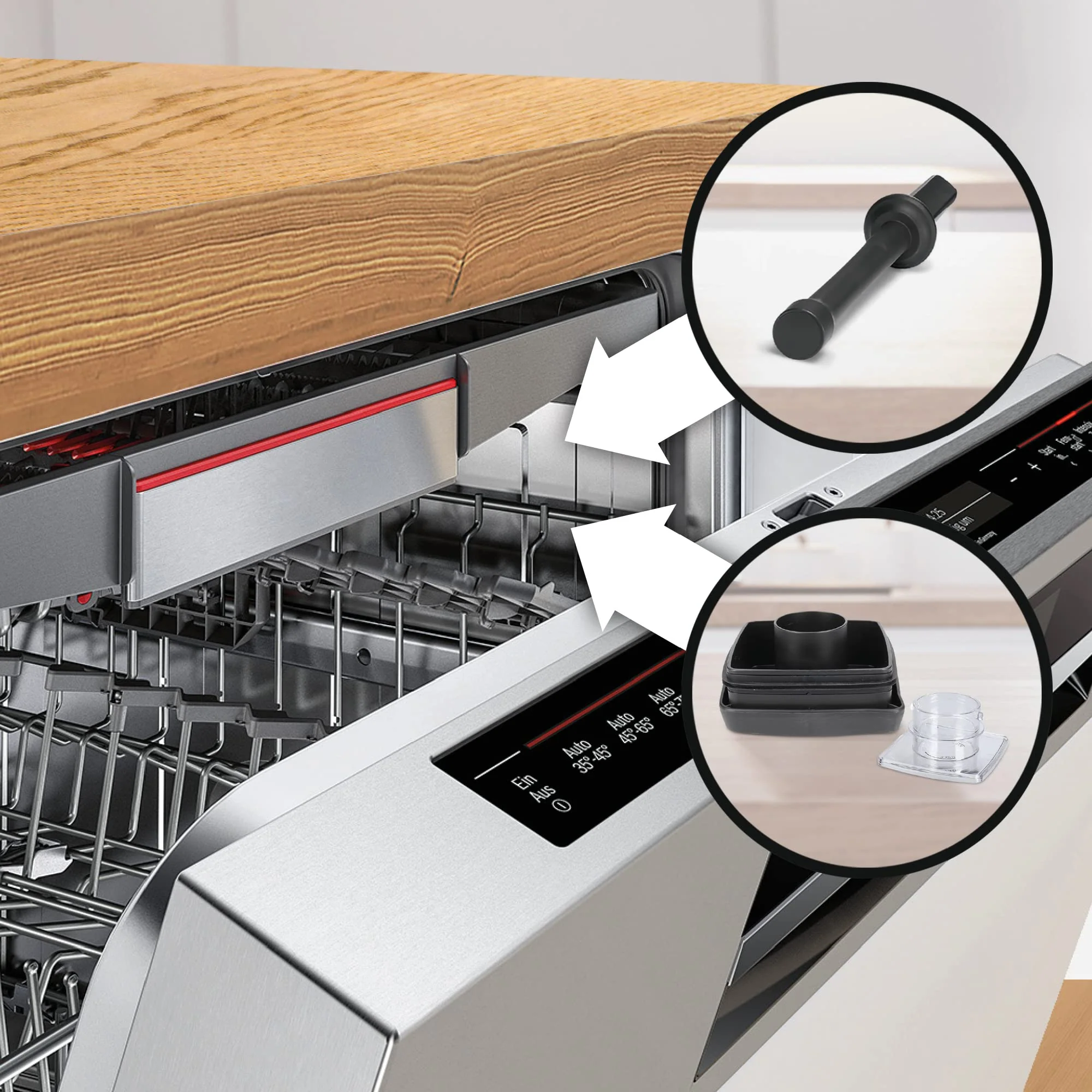 Bosch Standmixer VitaBoost MMBH6P6BDE, 6-Klingen-Edelstahlmesser, 2,5l Tritan-Mixbehälter, Stopfer, 6 Automatikprogramme, Rezeptbuch, BPA-frei, einfache Reinigung, 45,000 U/min, 1600 W, schwarz - Image 2