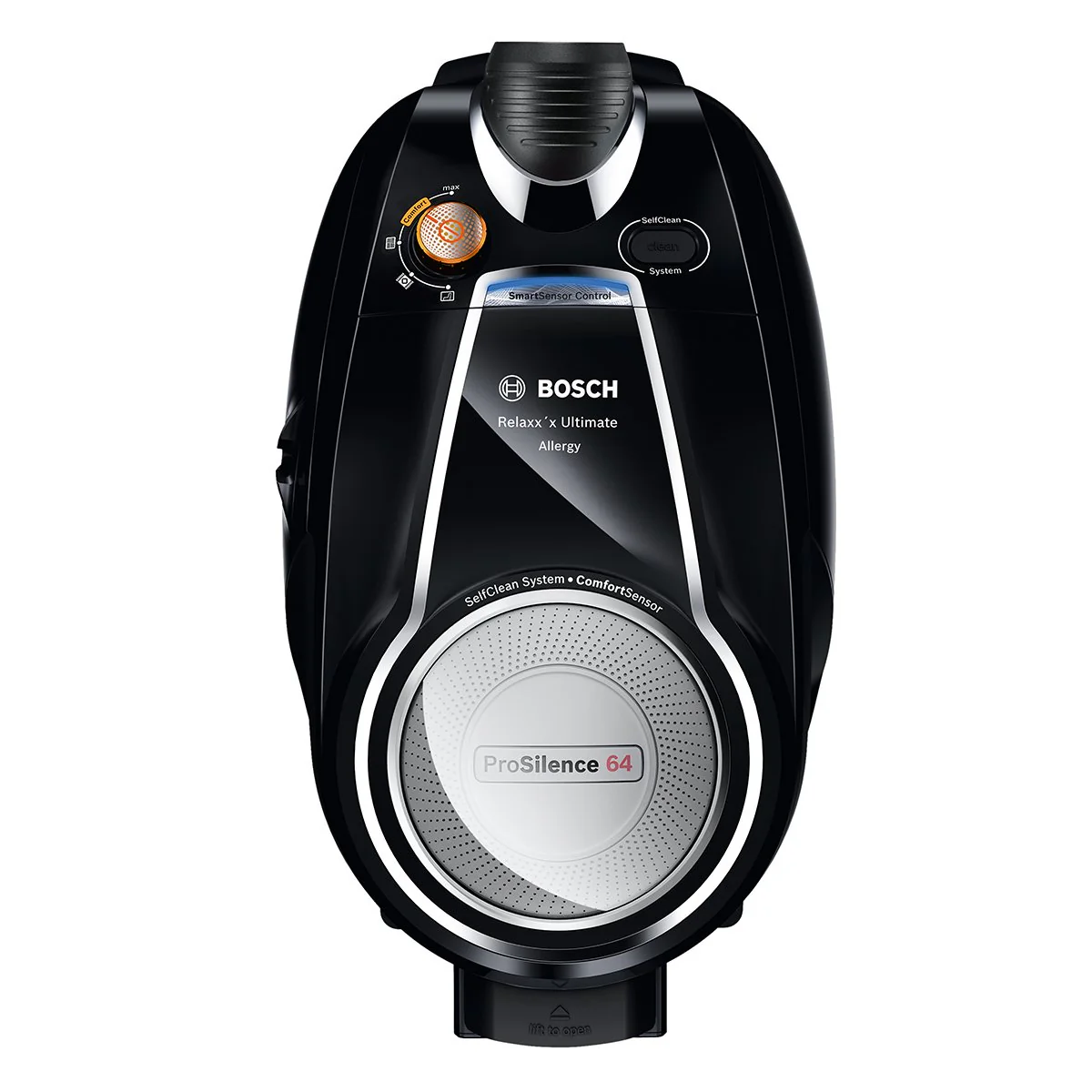 Bosch Staubsauger beutellos ProSilence Serie 8 BGS7MS64, Bodenstaubsauger, leise, Hygiene-Filter, Bodendüse für Parkett, Teppich, Fliesen, Starke Saugleistung, langes Kabel, 800 W, schwarz - Image 4