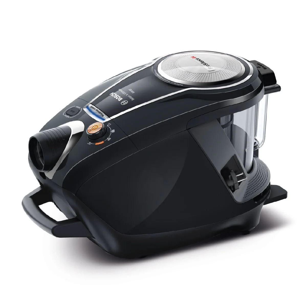 Bosch Staubsauger beutellos ProSilence Serie 8 BGS7MS64, Bodenstaubsauger, leise, Hygiene-Filter, Bodendüse für Parkett, Teppich, Fliesen, Starke Saugleistung, langes Kabel, 800 W, schwarz - Image 9