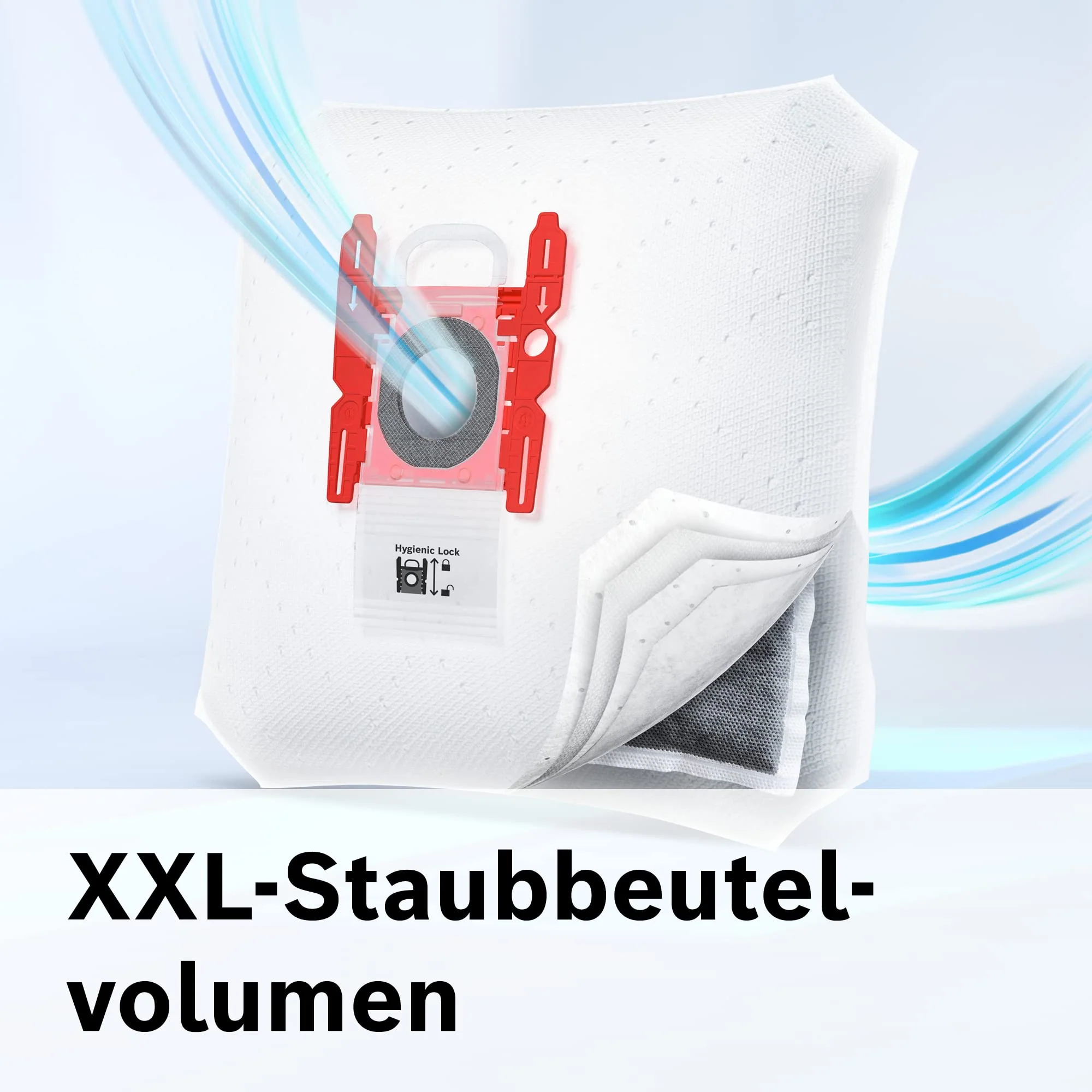 Bosch Staubsauger mit Beutel ProSilence Serie 8 BGB75XSIL, Bodenstaubsauger, ideal für Allergiker, Hygiene-Filter, 10 Jahre Motorgarantie, Hartbodendüse, langes Kabel, Made in Germany, 650 W, weiß - Image 10