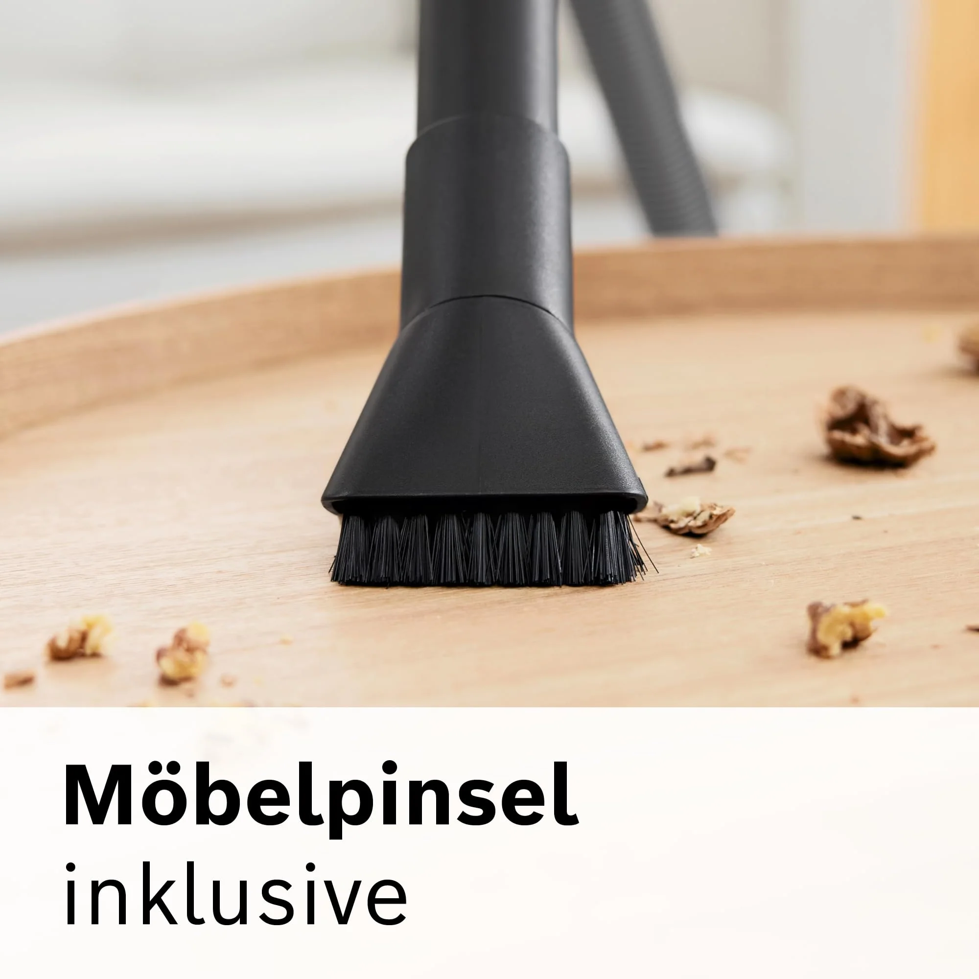 Bosch Staubsauger mit Beutel ProSilence Serie 8 BGB75XSIL, Bodenstaubsauger, ideal für Allergiker, Hygiene-Filter, 10 Jahre Motorgarantie, Hartbodendüse, langes Kabel, Made in Germany, 650 W, weiß - Image 5