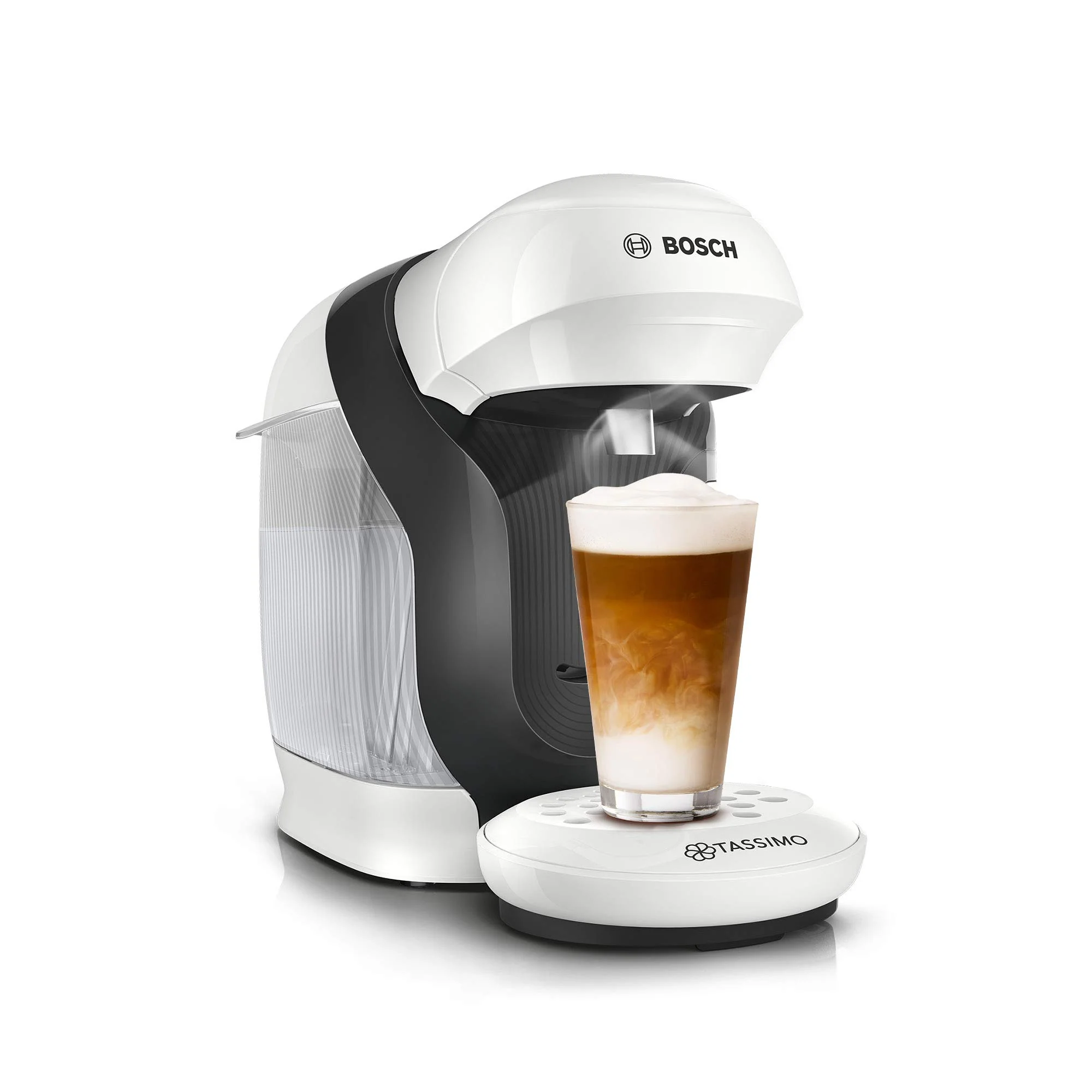 Bosch Tassimo Style Kapselmaschine TAS1106 Kaffeemaschine by, 70 Getränke, vollautomatisch, geeignet für alle Tassen, platzsparend, Apricot/Anthrazit, 1400 W - Image 2