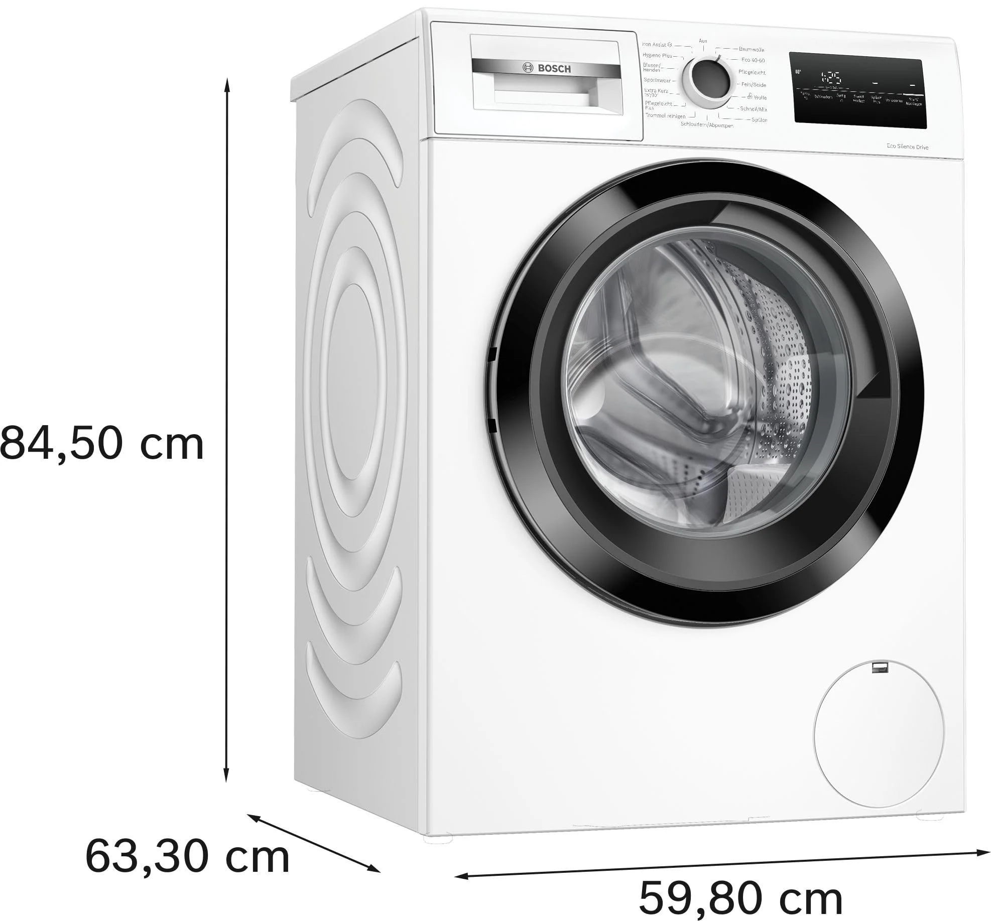 Bosch WAN282K3, Serie 4, Frontlader Waschmaschine, 8 kg, 1400 UpM, SpeedPerfect, Maximale Energie- und Wasserersparnis, Nachlegefunktion, besonders hygienisch, AquaStop, IronAssist - Image 5