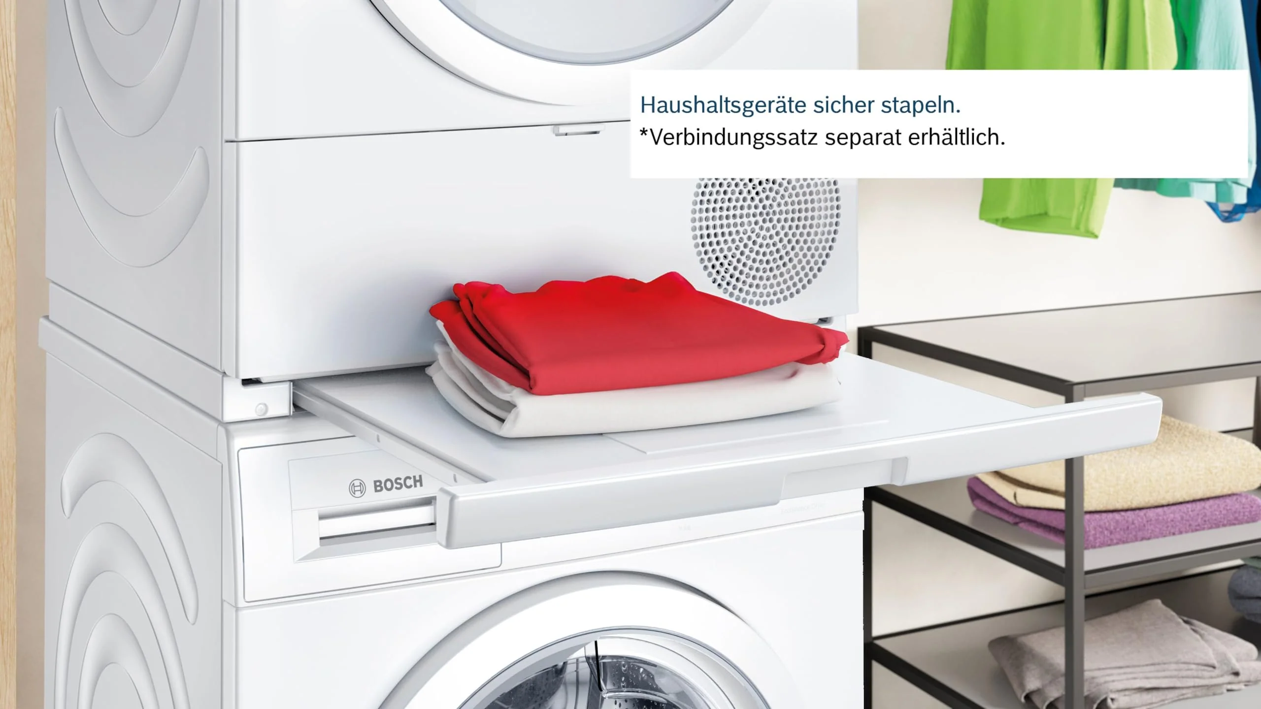 Bosch Wärmepumpentrockner für 8 kg Wäsche, Serie 6, 176 kWh pro Jahr, Auto Dry, Anti Vibration-Design, Sensitive Drying-System, Umweltfreundliches Kühlmittel, Weiß, WQG233D40 - Image 5