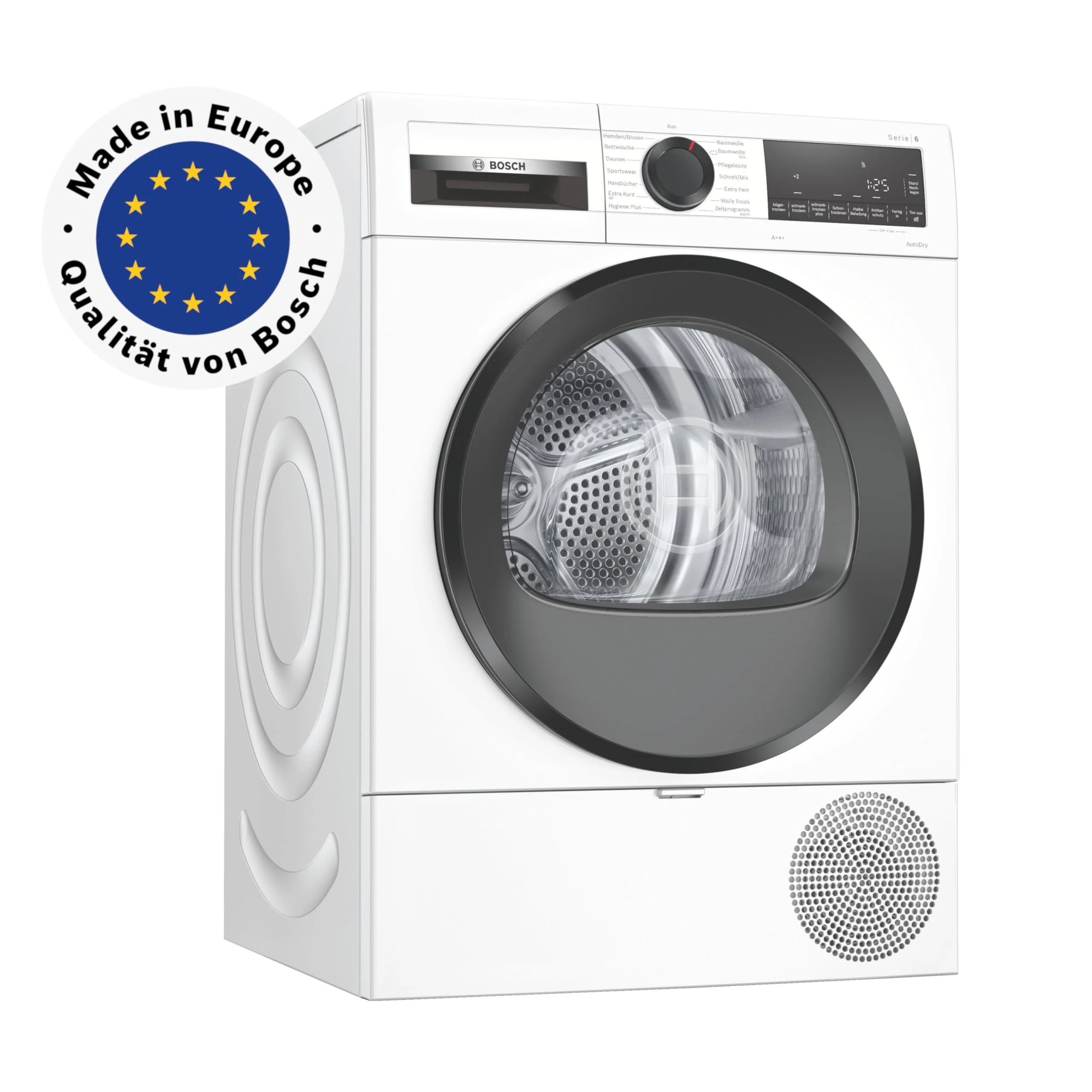 Bosch Wärmepumpentrockner für 8 kg Wäsche, Serie 6, 176 kWh pro Jahr, Auto Dry, Anti Vibration-Design, Sensitive Drying-System, Umweltfreundliches Kühlmittel, Weiß, WQG235D00 - Image 11