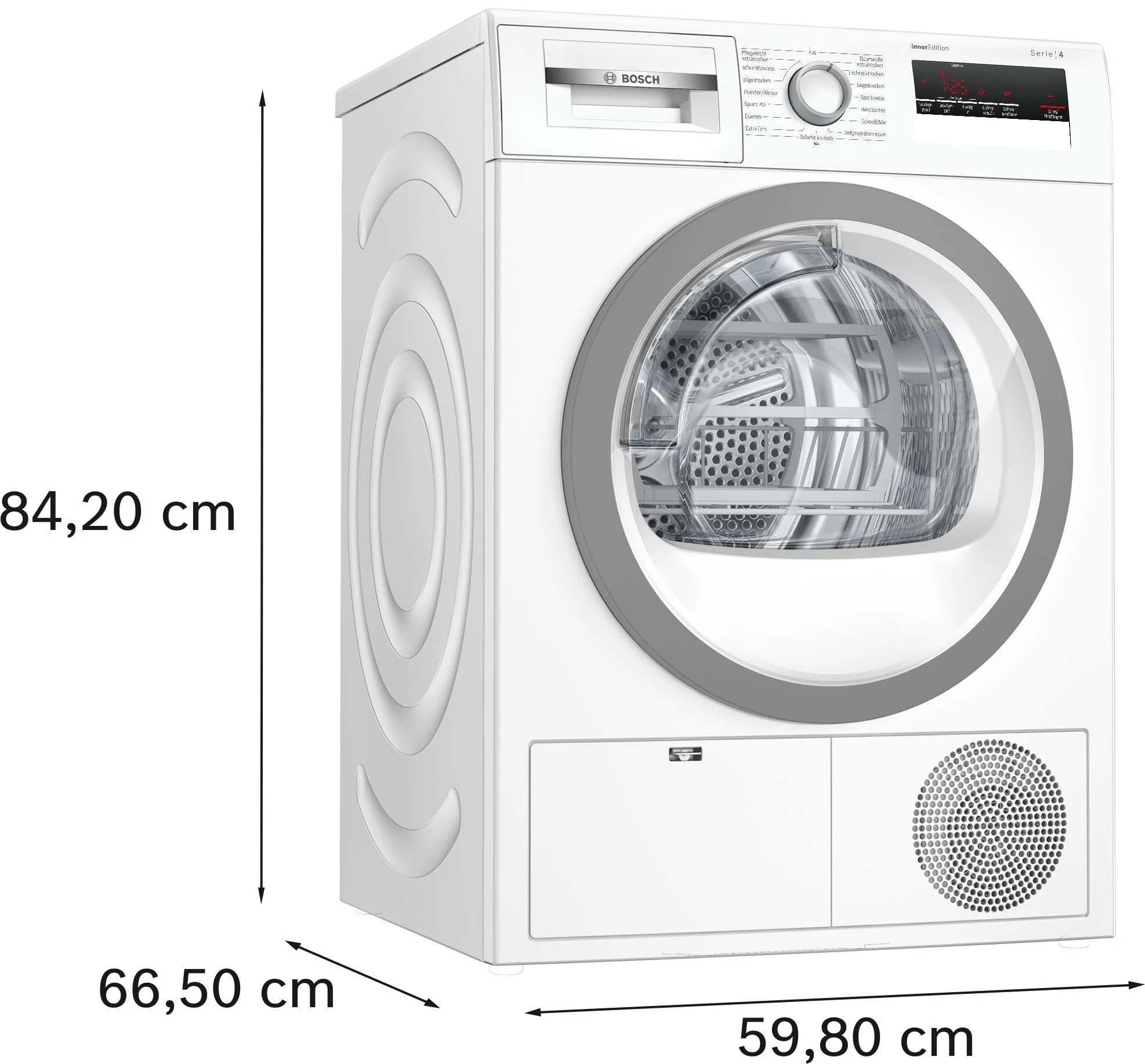 Bosch WTH83VV3 Serie 4 Wärmepumpentrockner, 8 kg, 236 kWh pro Jahr, AutoDry optimale Trocknung, Sensitive Drying-System textilschonende Trocknung, Umweltfreundliches Kühlmittel, Weiß - Image 17