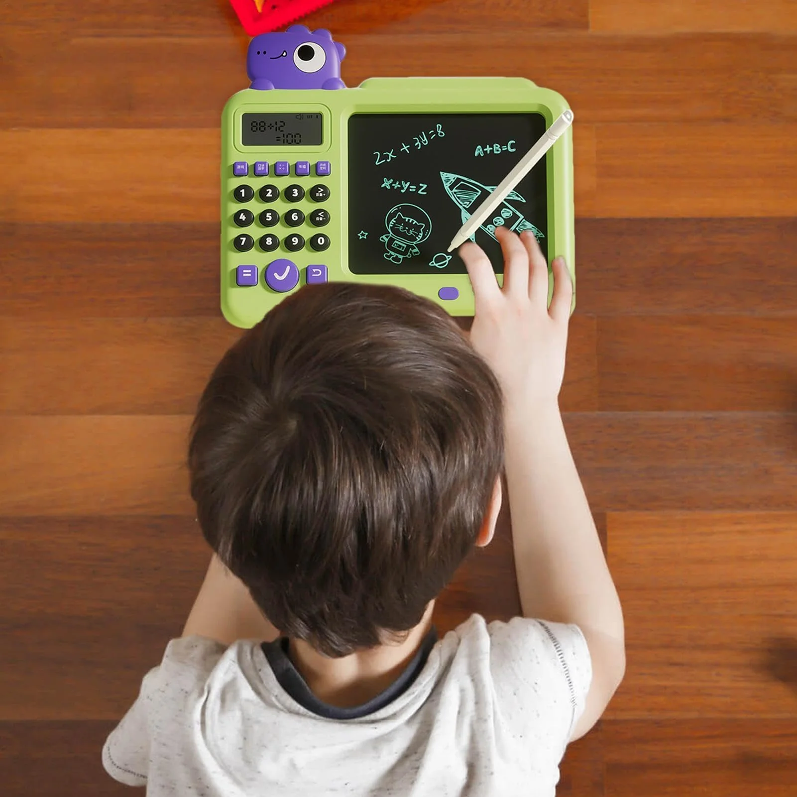 Botiniv Handschriftspielzeug für Kinder,Elektrisches Lernspielzeug für Kleinkinder,2-in-1 elektrisches Spielzeug-Zeichnungs- und Schreibtablett - National Learning Zeichenblock, Lernspielzeug, - Image 6