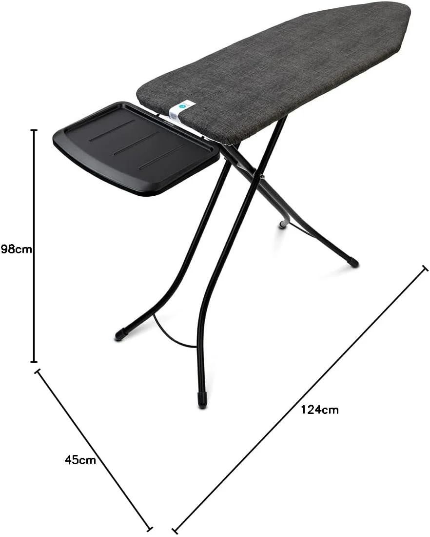 Brabantia 134746 Bügelbrett, Jeansschwarz, Breit