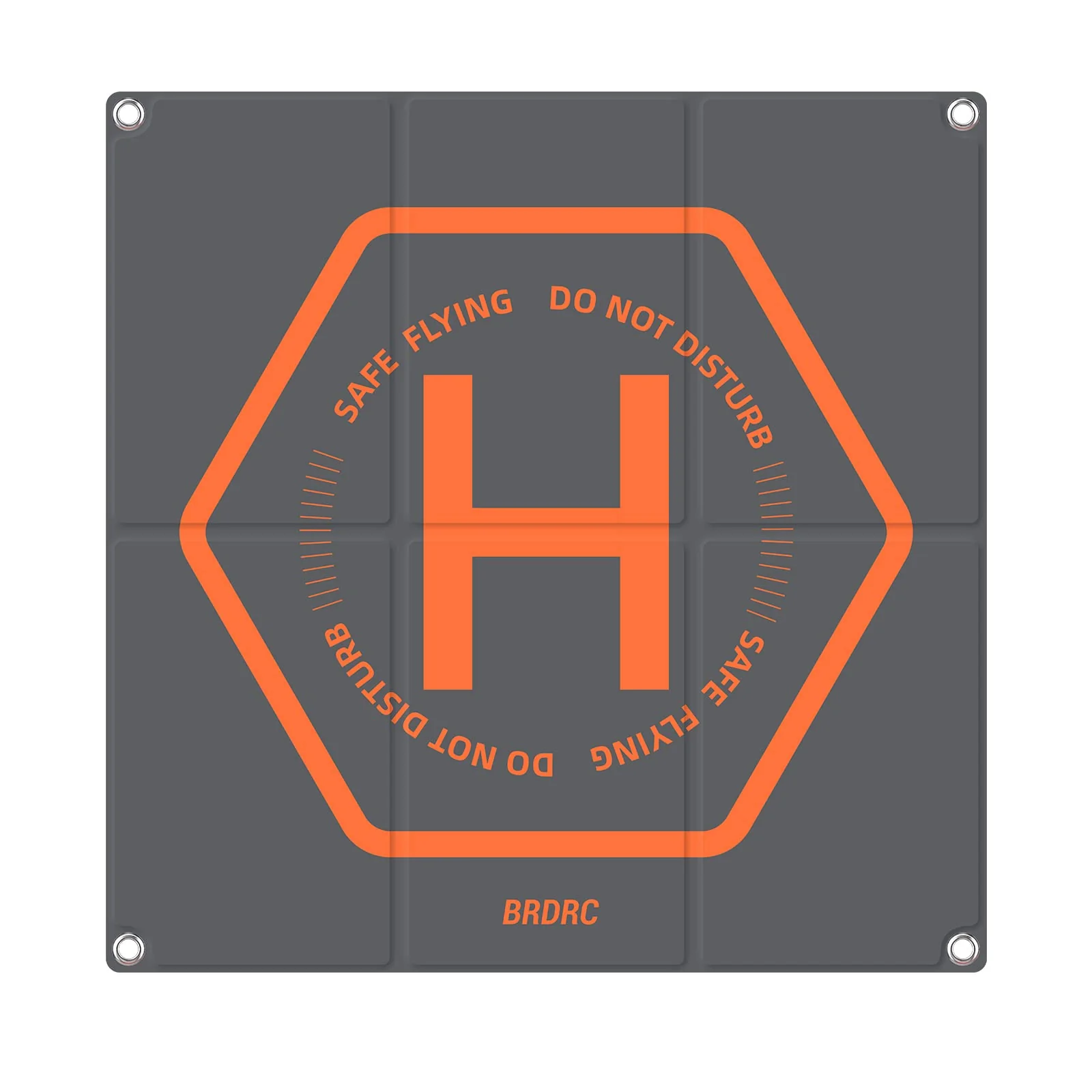 BRDRC 50cm Drohnen-Landeplatz, Universal, Faltbar, Doppelseitig, Wasserdicht, Helipad für DJI Mini 4 Pro/Mini 3/AIR 3/Air 2S/Mavic 3/Spark/Holy Stone/FIMI X8SE/FPV Combo