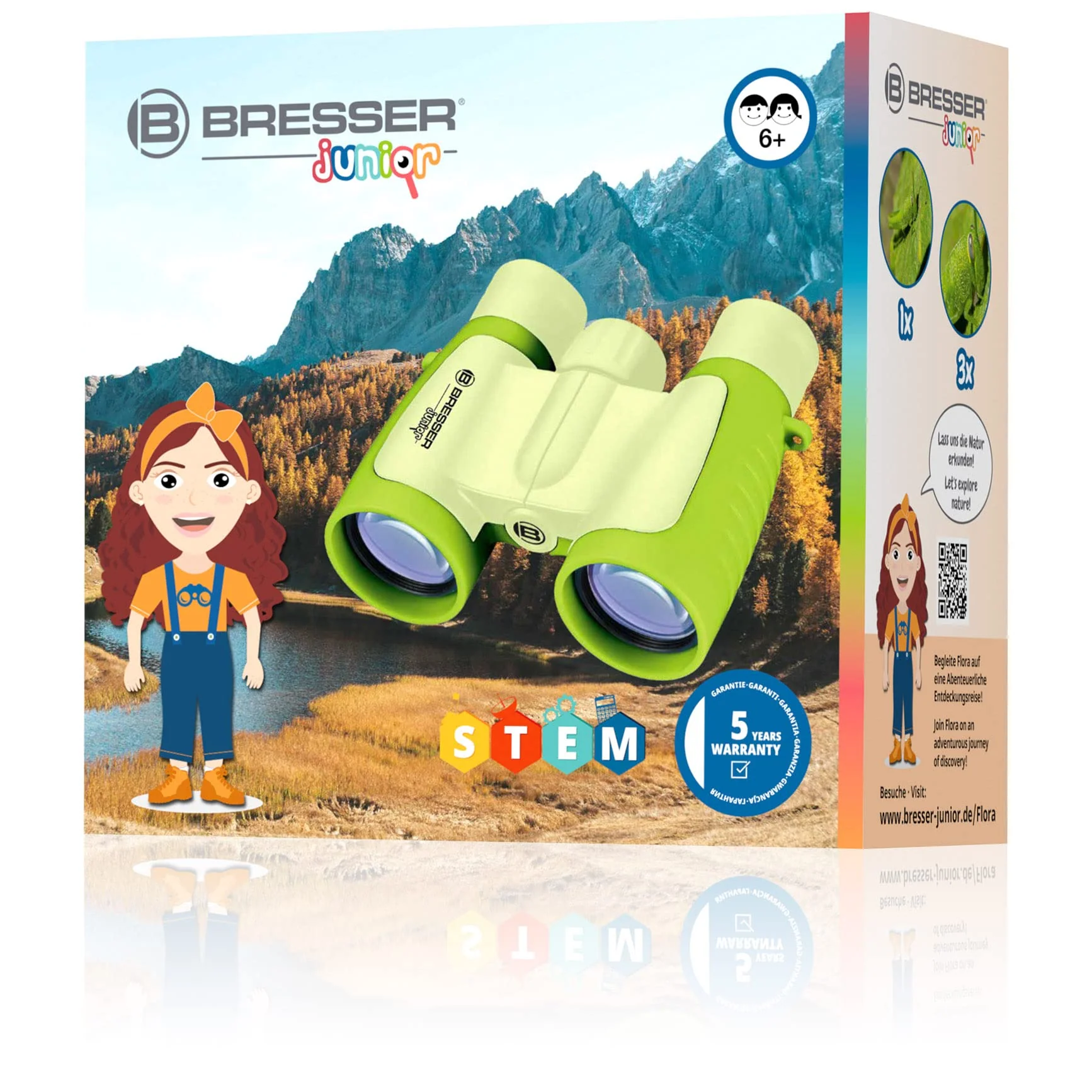 Bresser Junior Kinderfernglas 3x30, grün - Image 2