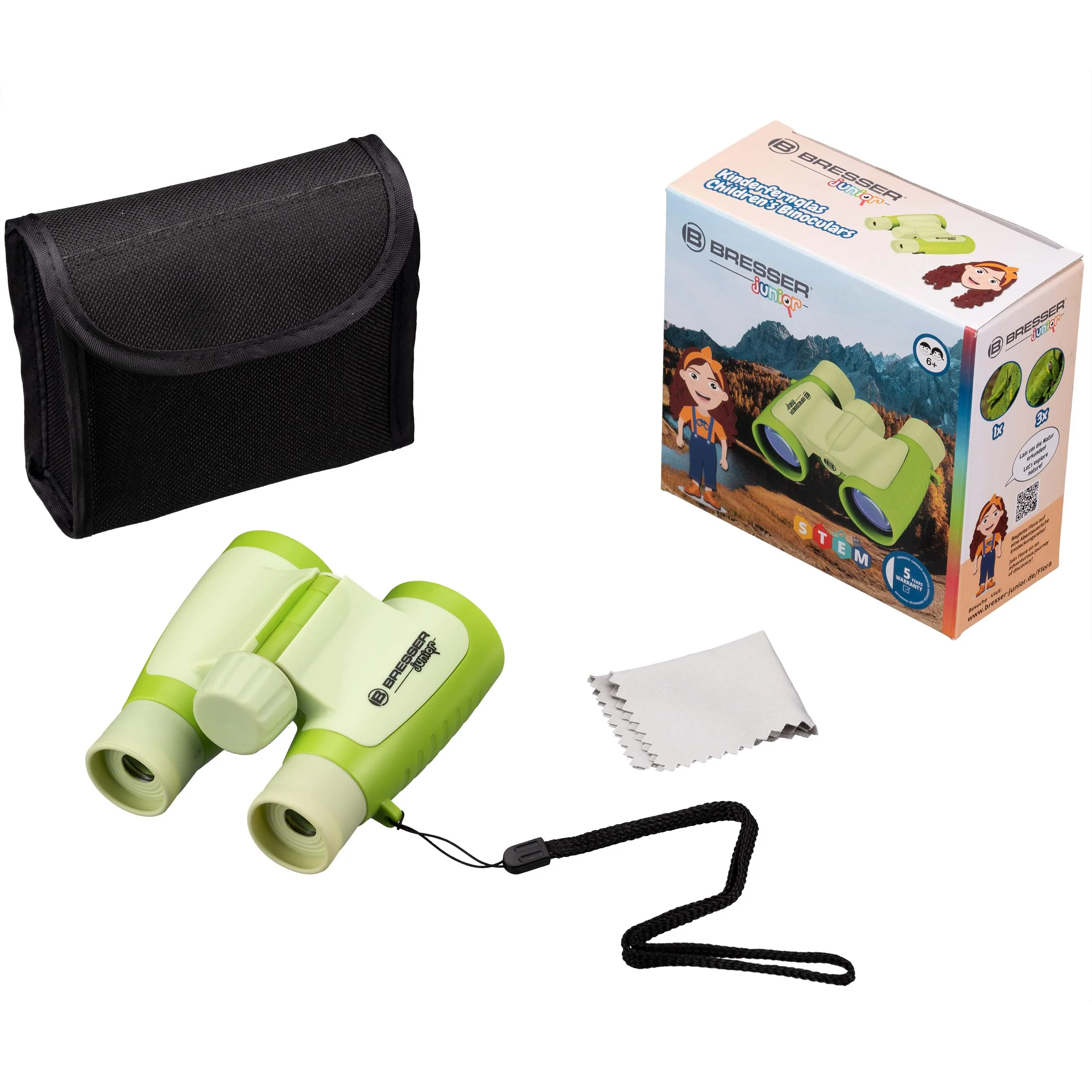 Bresser Junior Kinderfernglas 3x30, grün - Image 4