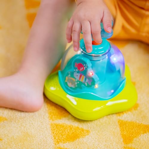 Bright Starts, 10042 Press & Glow Spinner, Musikspielzeug Kreisel mit blinkenden Lichtern und Melodien, fördert die Motorik und das Verstehen von Ursache und Wirkung, 19.05 x 17.78 x 21.59 cm - Image 6