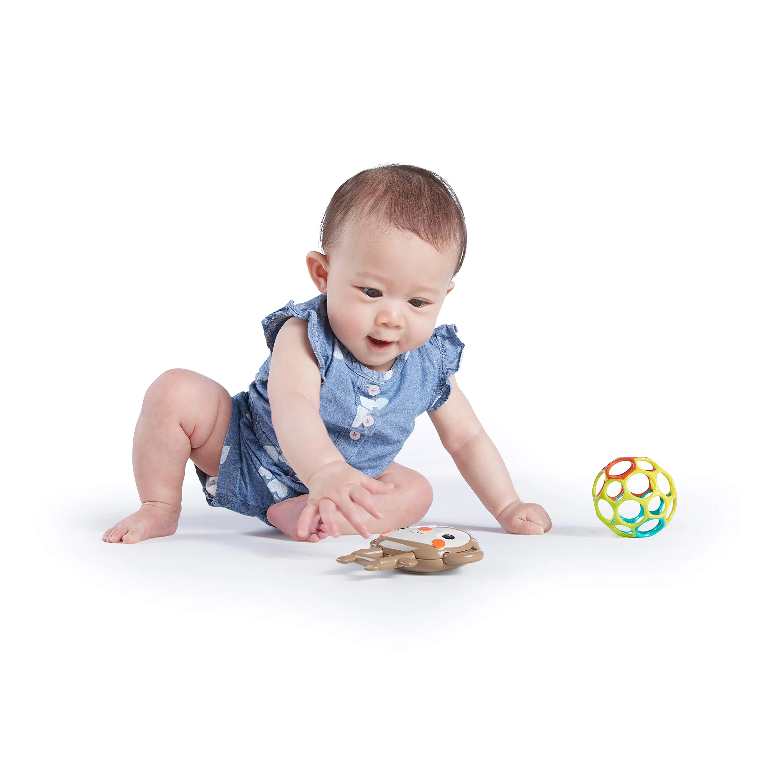 Bright Starts Oball, Spielbogen für den Kinderwagen aus flexiblem, festem Oball-Material für einfaches Greifen - Image 4