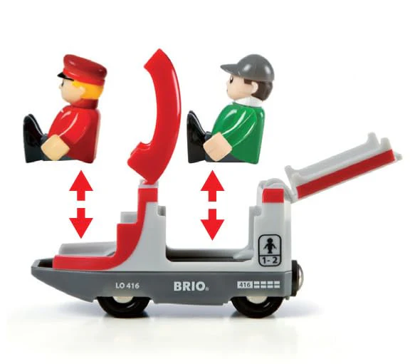 BRIO 33505 - Roter Reisezug - Spielzeuglok, Kleinkind-Spielzeug für Kinder ab 3 Jahren - Image 3