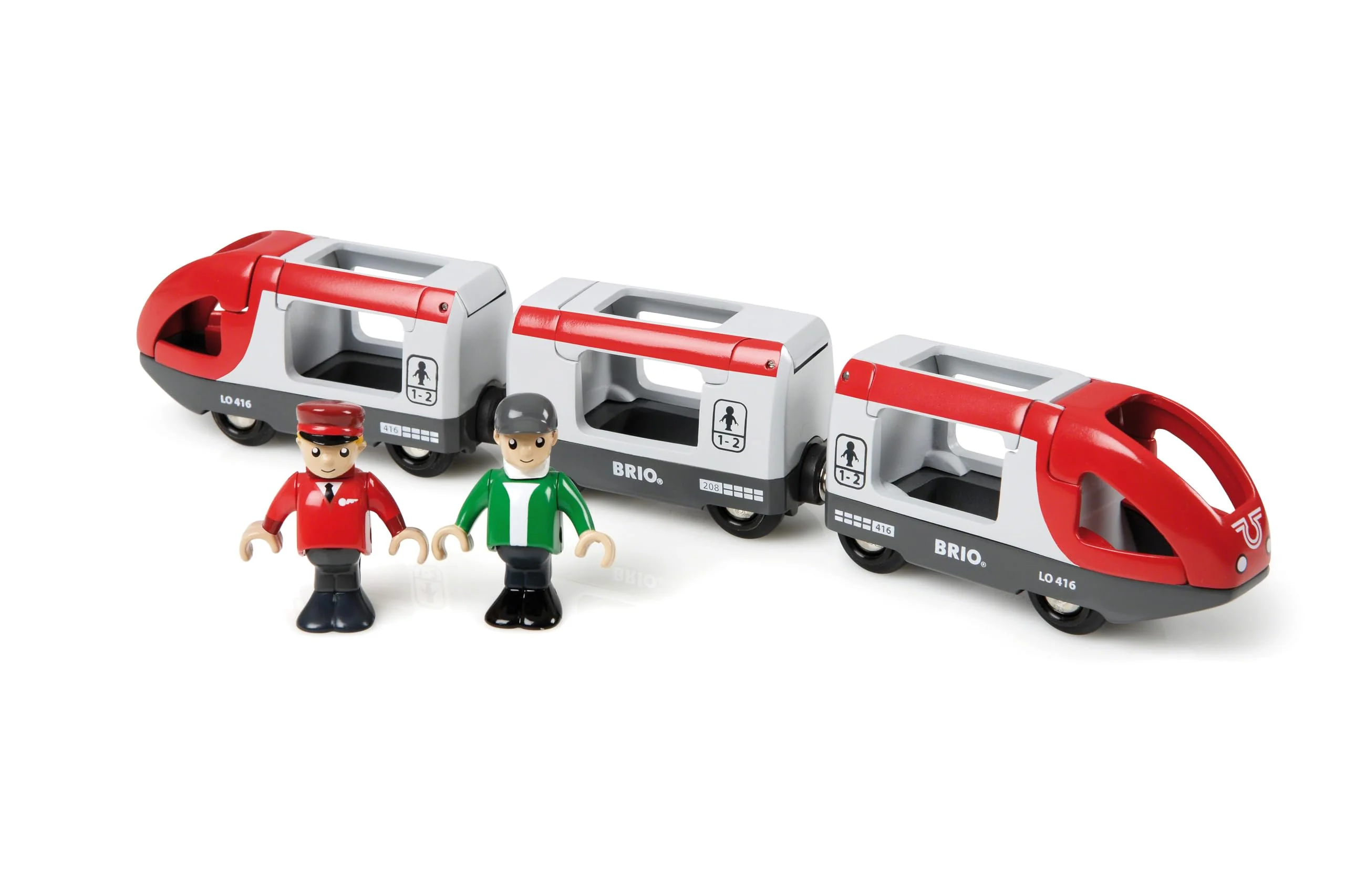 BRIO 33505 - Roter Reisezug - Spielzeuglok, Kleinkind-Spielzeug für Kinder ab 3 Jahren - Image 6