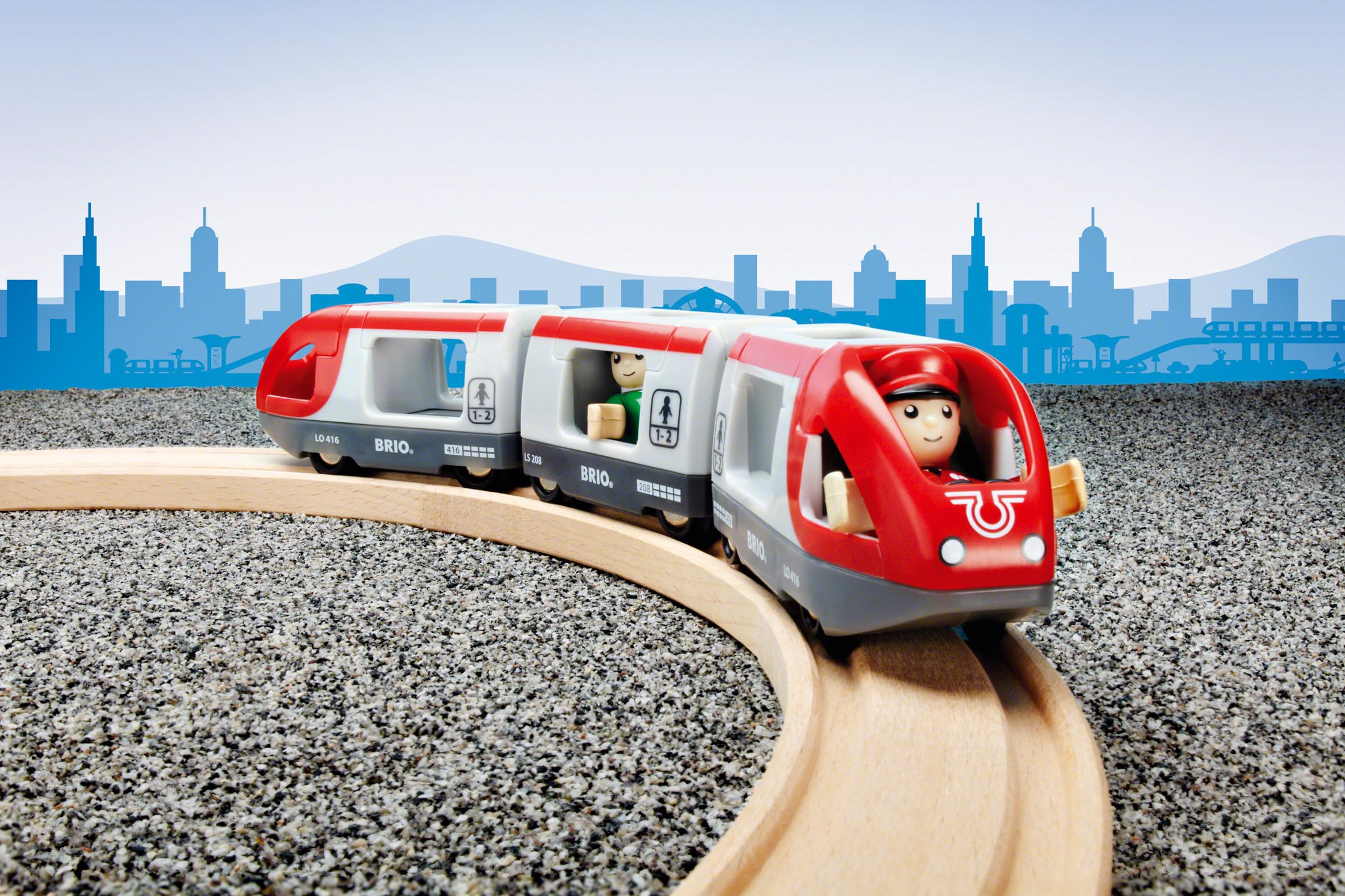 BRIO 33505 - Roter Reisezug - Spielzeuglok, Kleinkind-Spielzeug für Kinder ab 3 Jahren - Image 7