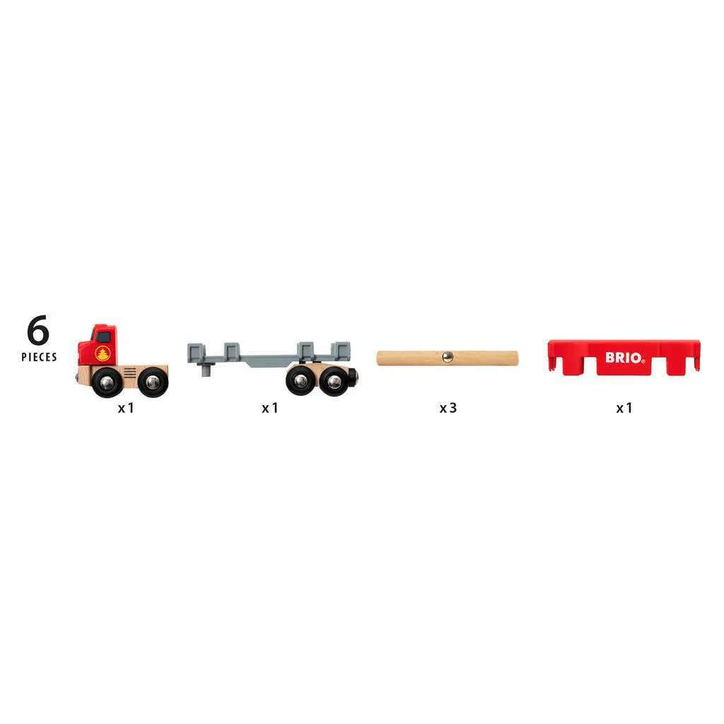 BRIO 33657 Holztransporter mit Magnetladung - Image 5