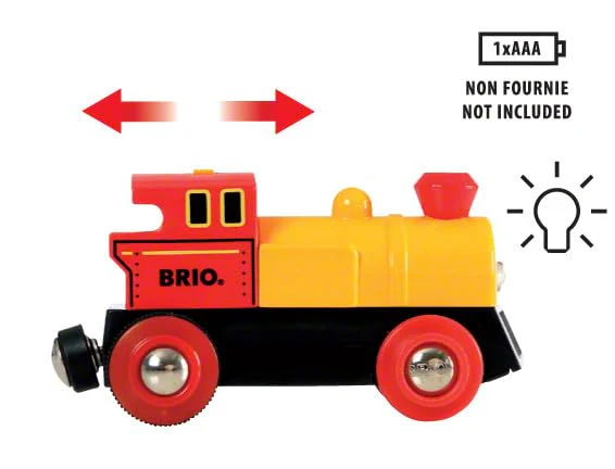 BRIO World 33319 Zug mit Batterielok - Mit beweglichem Kohlewaggon und rotierendem Zementmischer - Geeignet für Kinder ab 3 Jahren - Image 5