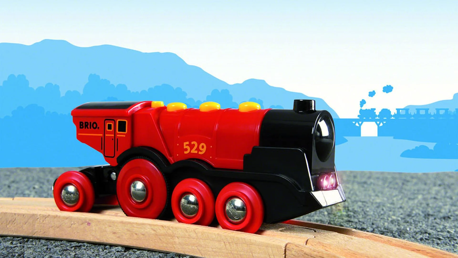 BRIO World 33592 Rote Lola elektrische Lok - Batterie-Lokomotive mit Licht & Sound - Kleinkinderspielzeug empfohlen ab 3 Jahren - Image 3