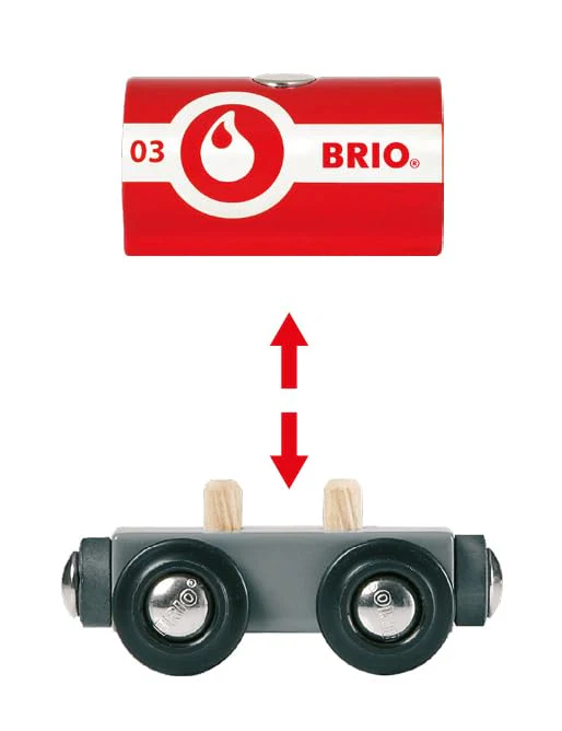 BRIO World 33844 Feuerwehr-Löschzug - Feuerwehrzug mit Feuerwehrschlauch und Wassertank - Kleinkindspielzeug empfohlen ab 3 Jahren - Image 4