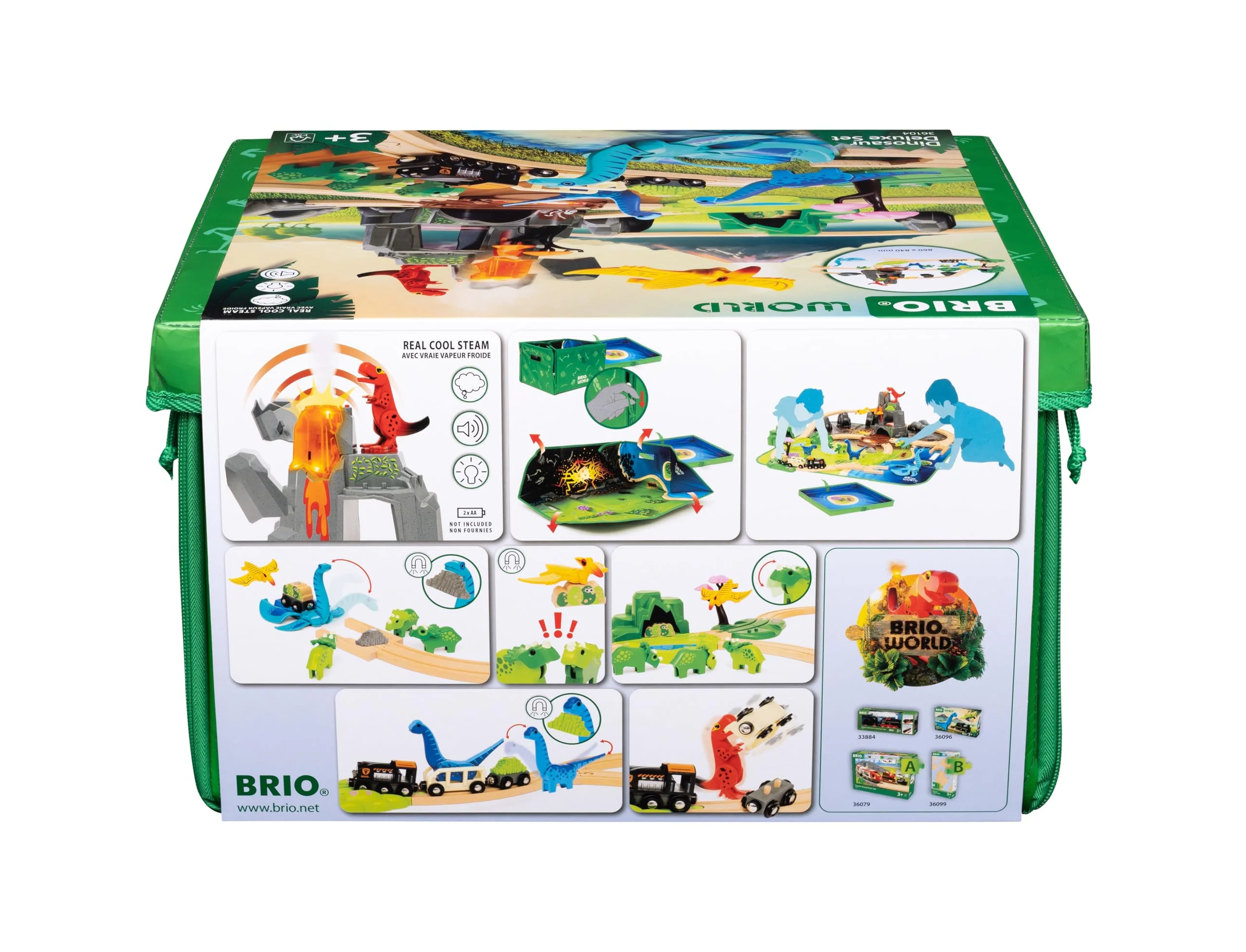 BRIO World - 36104 Dinosaurier Deluxe Set - 45-teiliges Zugset für Kinder ab 3 Jahren - Image 5