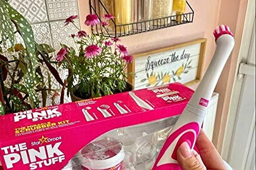Britains Beauty The Miracle Stuff Bürstenset , The Pink Stuff Star Drops 2 Reinigungspaste, elektrische Bürsten mit 4 Bürstenköpfen. - Image 2