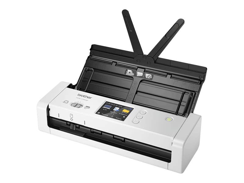 Brother ADS-1700W Kompakter und intelligenter Dokumentenscanner | Dokumentenzuführung | Automatisches Scannen | Wi-Fi/Wi-Fi Direct, Weiß/Schwarz - Image 3