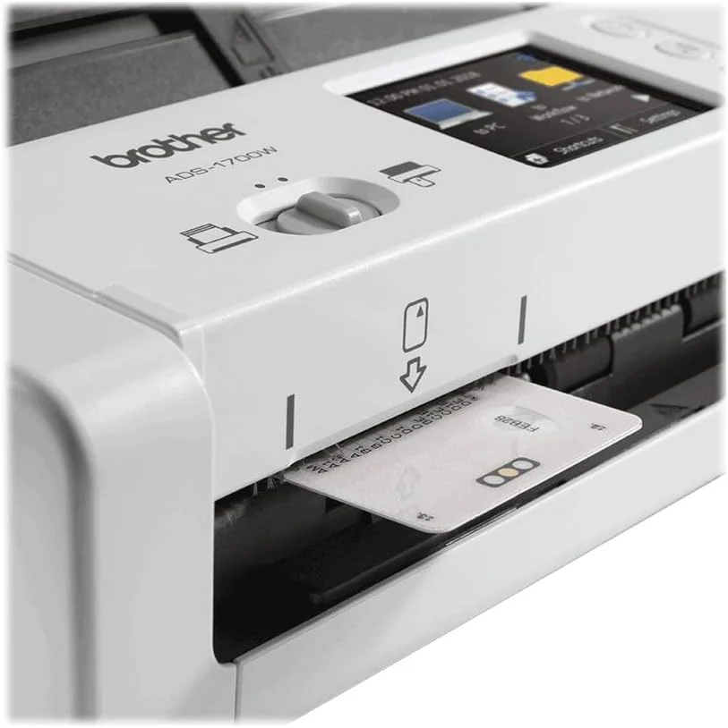 Brother ADS-1700W Kompakter und intelligenter Dokumentenscanner | Dokumentenzuführung | Automatisches Scannen | Wi-Fi/Wi-Fi Direct, Weiß/Schwarz - Image 7