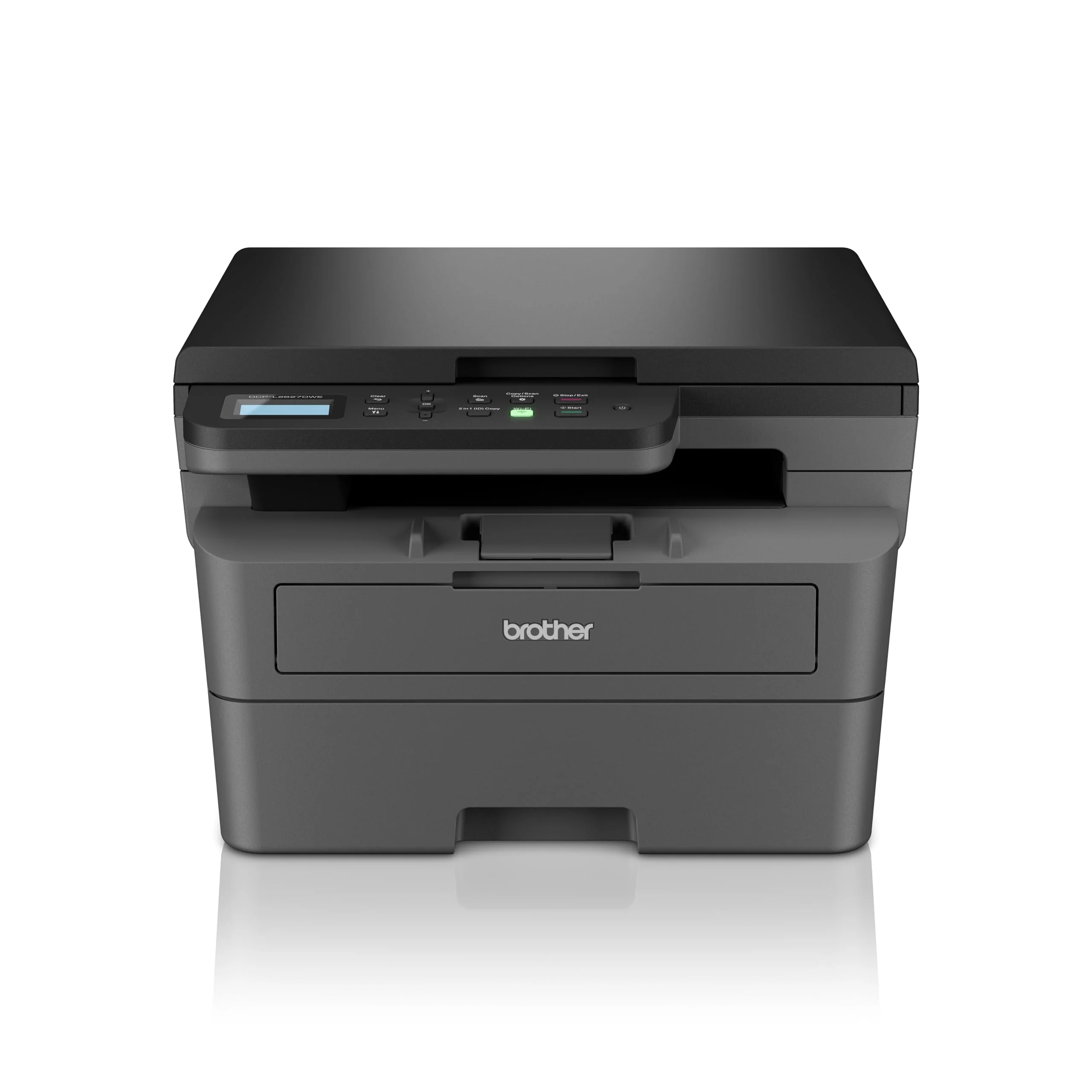 Brother | DCP-L2627DWE | EcoPro | 3-in-1 Monochrom-Laser-Multifunktionsdrucker | 32 ppm | Automatischer Duplexdruck | 2-zeiliges LCD-Bedienfeld