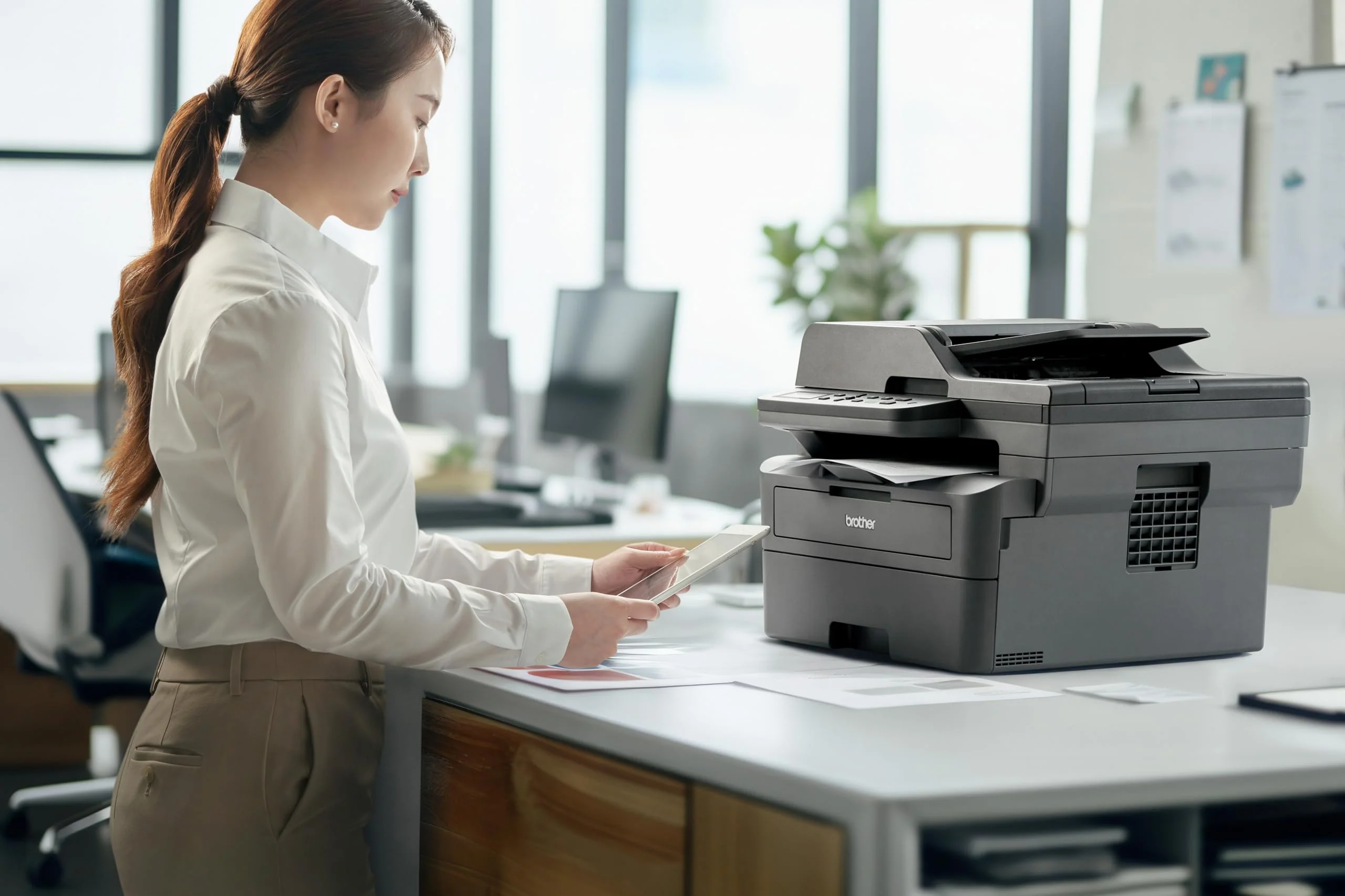 Brother DCP-L2640DN Monolaser-Multifunktionsdrucker A4 3-in-1, LAN, Duplex, ADF - Image 5