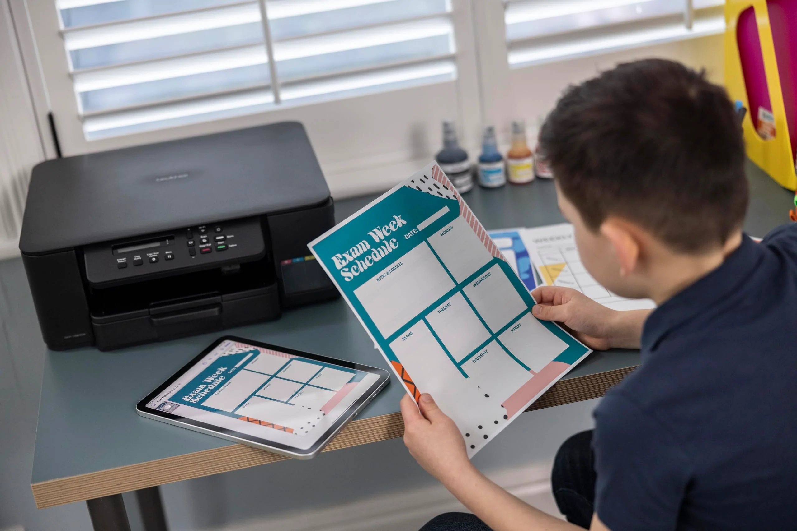 Brother DCP-T580DW 3-in-1 drahtloser Tintentankdrucker (Drucken, Scannen, Kopieren) - Image 4