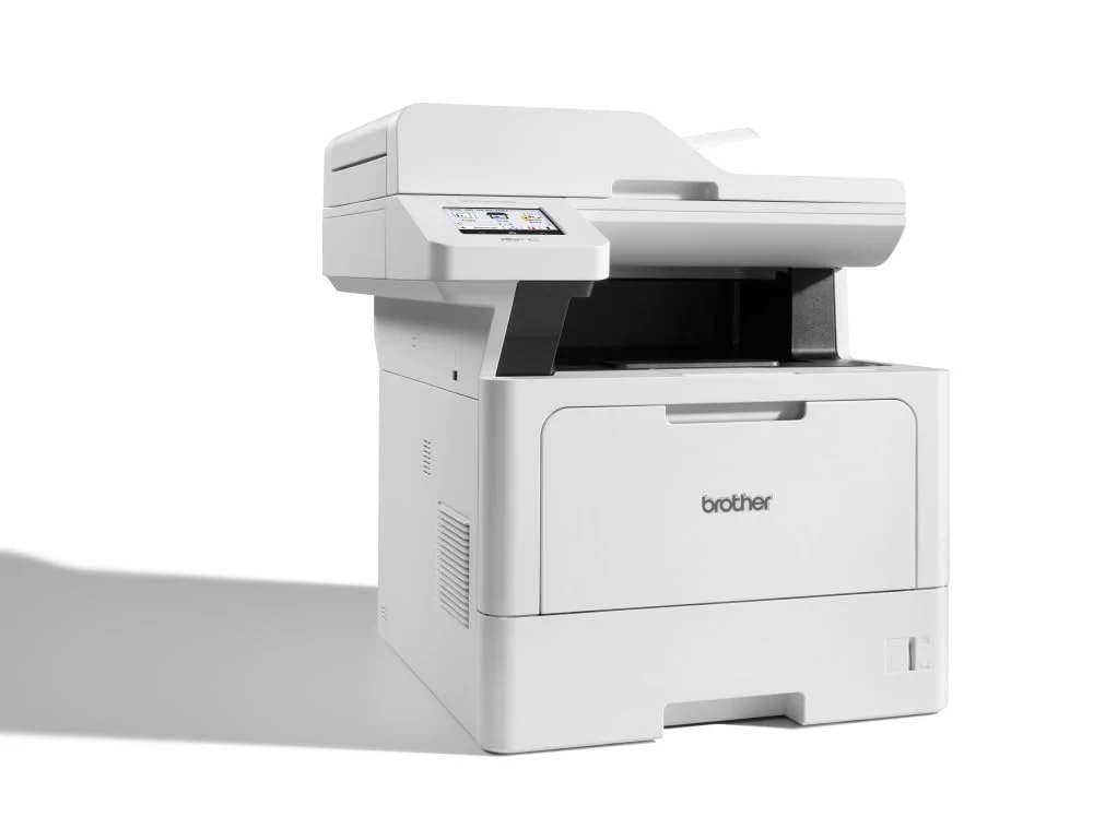 Brother MFC-L5710DN 4-in-1 Mulifunktionsdrucker schwarz weiß (A4, 48 Seiten/Min., 1.200x1.200 DPI, LAN, Duplex-ADF, 250 Blatt Papierkassette) weiß/grau - Image 3