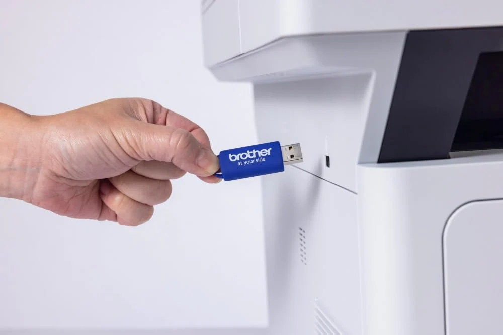 Brother MFC-L5710DN 4-in-1 Mulifunktionsdrucker schwarz weiß (A4, 48 Seiten/Min., 1.200x1.200 DPI, LAN, Duplex-ADF, 250 Blatt Papierkassette) weiß/grau - Image 7