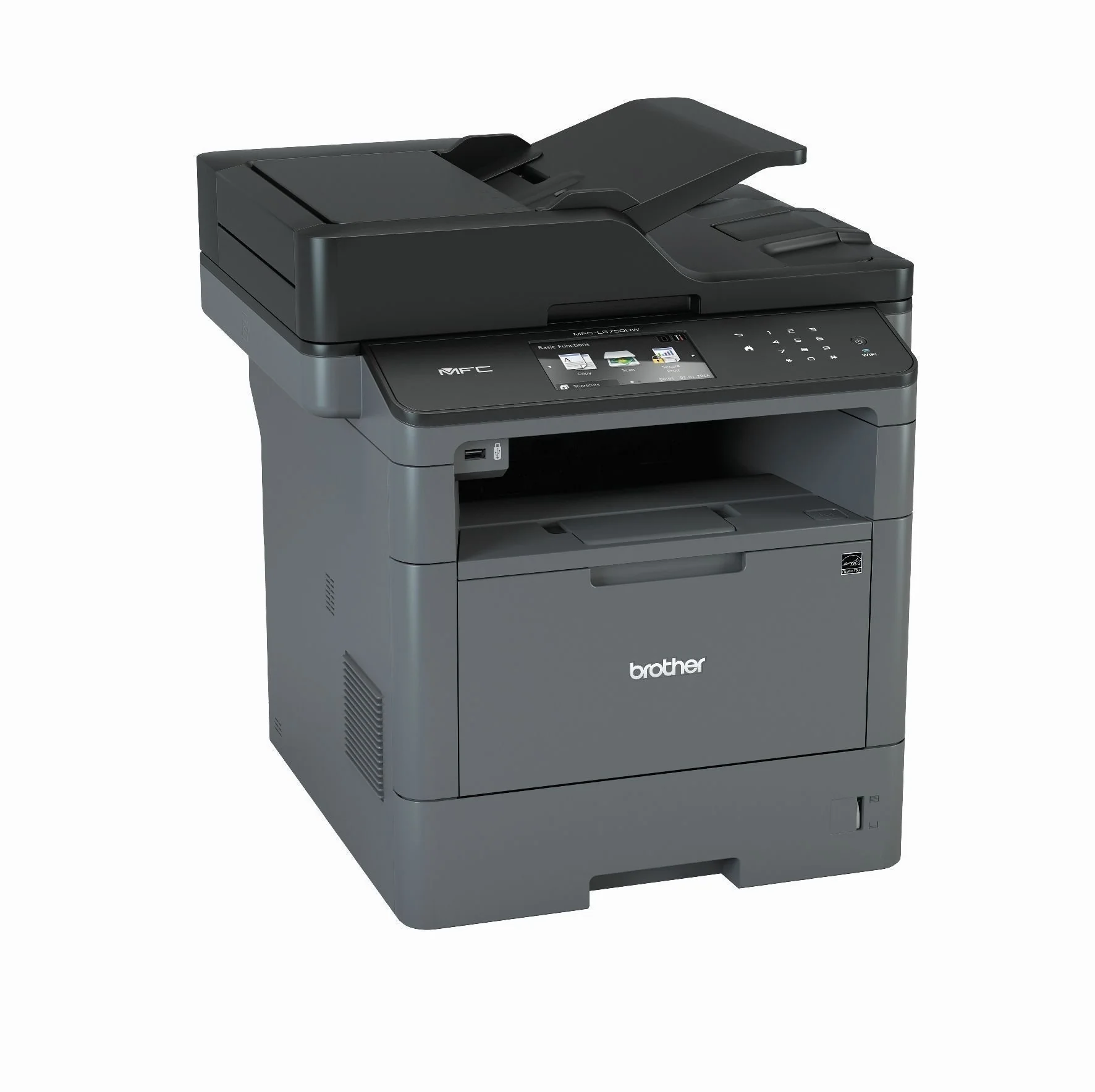 Brother MFC-L5750DW A4 MFP Mono Laserdrucker (40 Seiten/Min., Drucken, scannen, kopieren, faxen, 1.200 x 1.200 DPI, Print AirBag für 200.000 Seiten) - Image 5