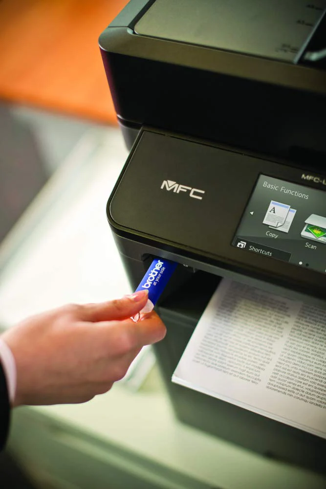 Brother MFCL5750DW Multifunktions-Laserdrucker mit Fax, weiß und schwarz, 40 ppm, kabelgebundenes Netzwerk, WLAN, Drucken, Kopieren und Scannen automatisch, Display (überholt) - Image 4