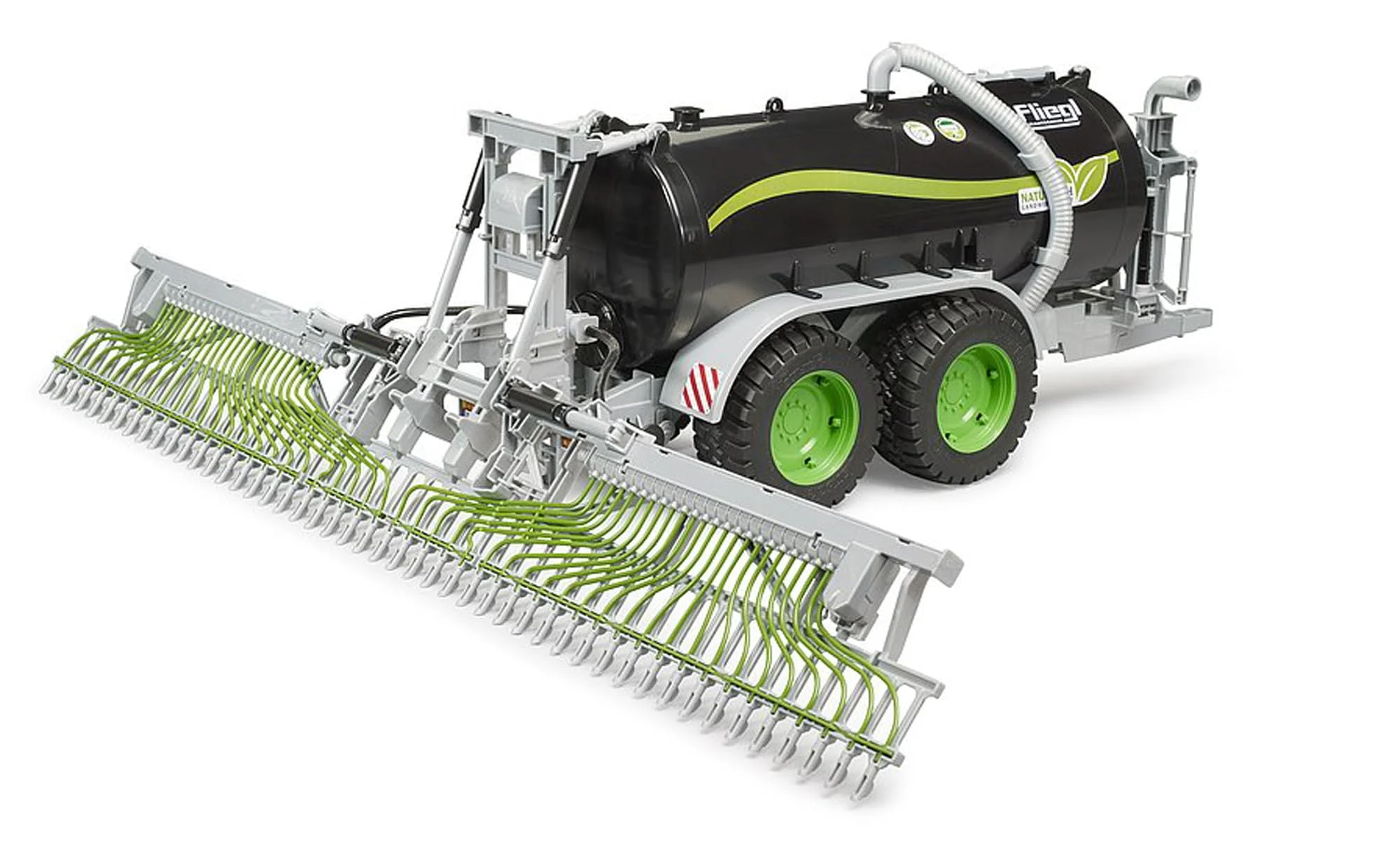 bruder 02036 - Fliegl Fassanhänger mit Schleppschlauchverteiler - 1:16 Güllefass, Wasserfass, Bauernhof, Fahrzeuge Landwirtschaft, Anhänger, Traktor Zubehör - Image 5