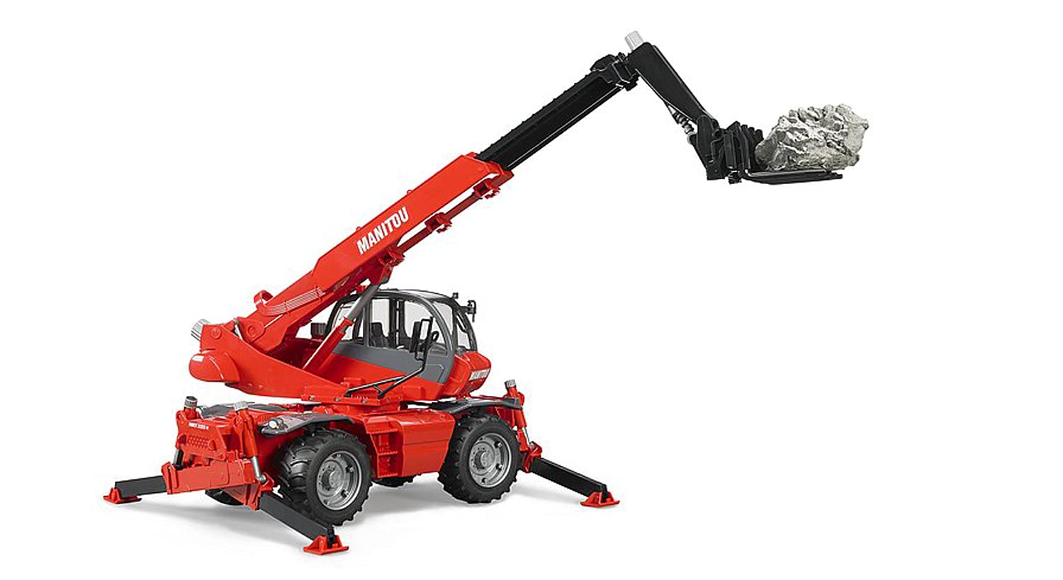 Bruder 02129 - Manitou Teleskopstapler MRT 2150 - Image 3