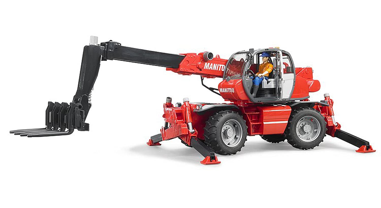 Bruder 02129 - Manitou Teleskopstapler MRT 2150 - Image 4