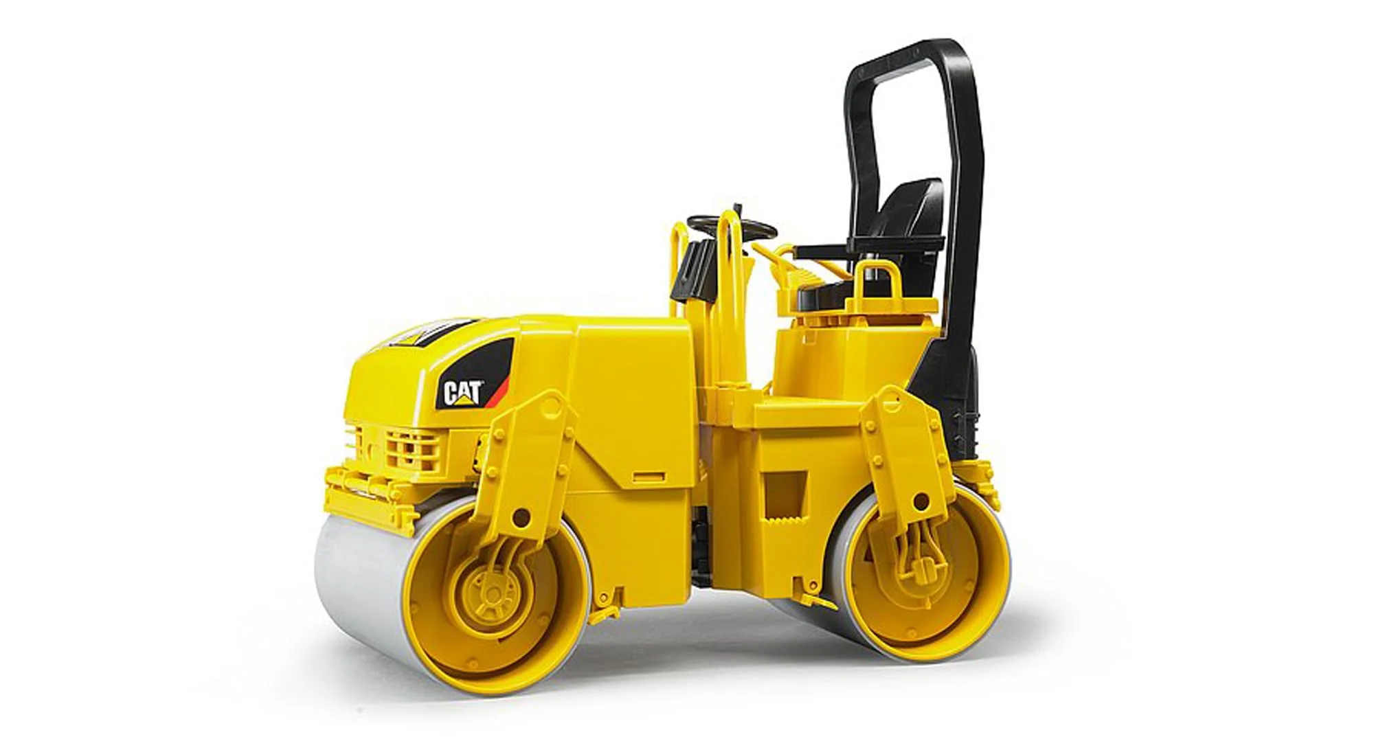 bruder 02433 - Cat Tandem-Vibrationswalze - 1:16 Fahrzeuge, Baufahrzeug, Baustelle, Baumaschine, Straßenwalze