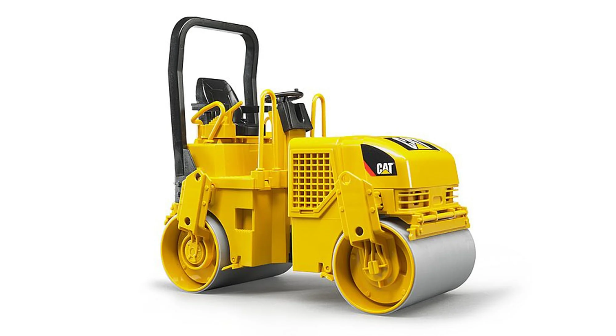 bruder 02433 - Cat Tandem-Vibrationswalze - 1:16 Fahrzeuge, Baufahrzeug, Baustelle, Baumaschine, Straßenwalze - Image 3