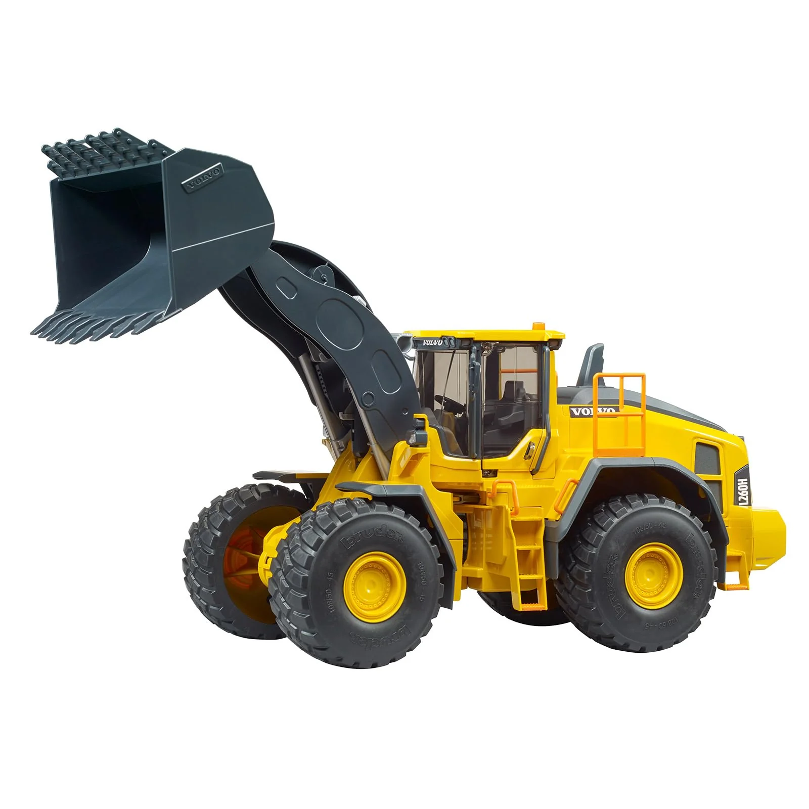 bruder 02458 - Volvo Radlader L260H - 1:16 Baufahrzeug Baustelle Baumaschine Lader Bagger Spielzeug - Image 2
