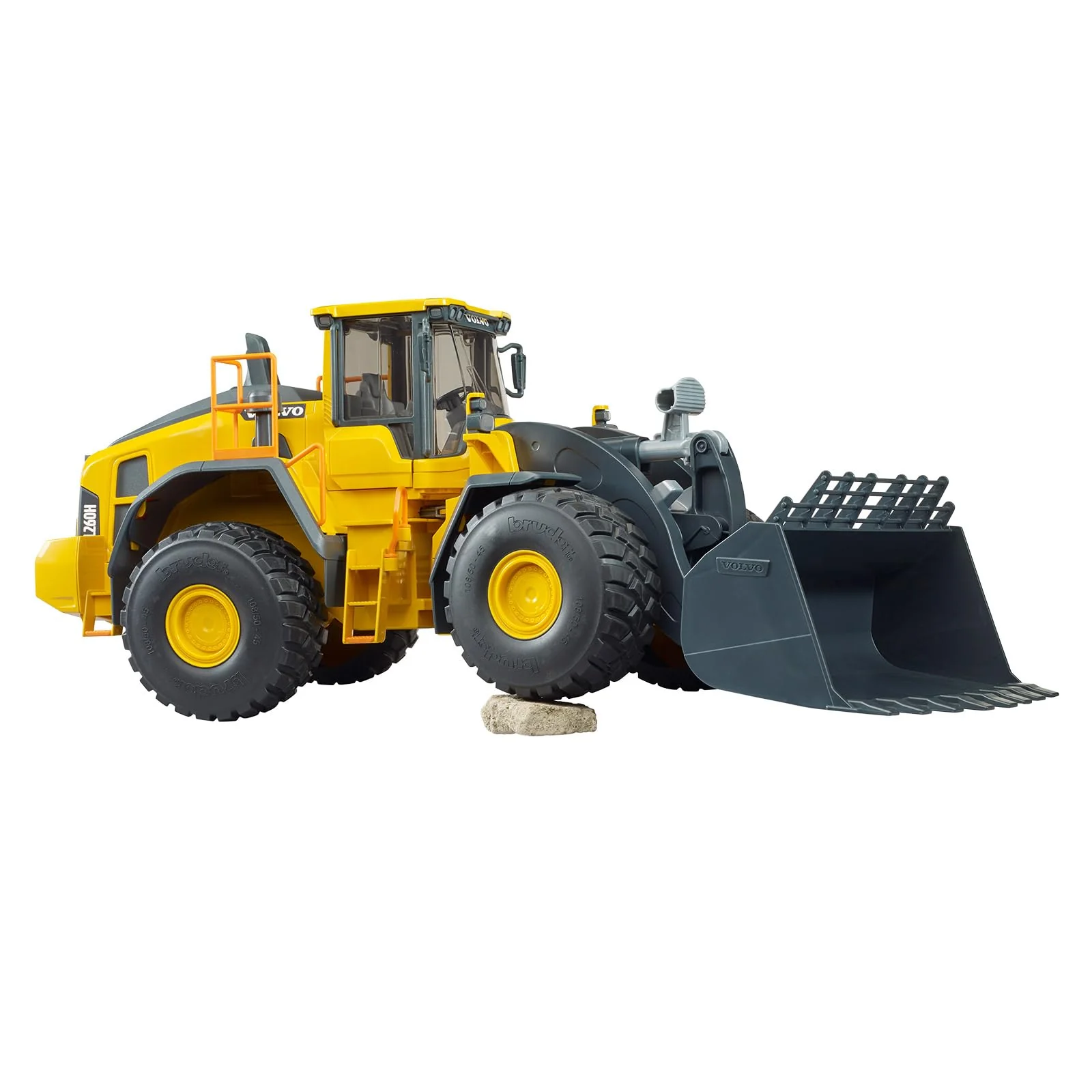 bruder 02458 - Volvo Radlader L260H - 1:16 Baufahrzeug Baustelle Baumaschine Lader Bagger Spielzeug - Image 5