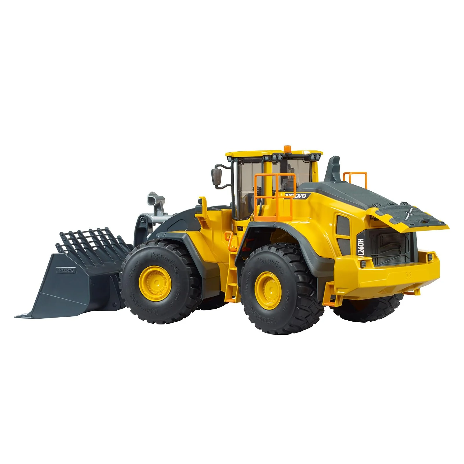bruder 02458 - Volvo Radlader L260H - 1:16 Baufahrzeug Baustelle Baumaschine Lader Bagger Spielzeug - Image 6