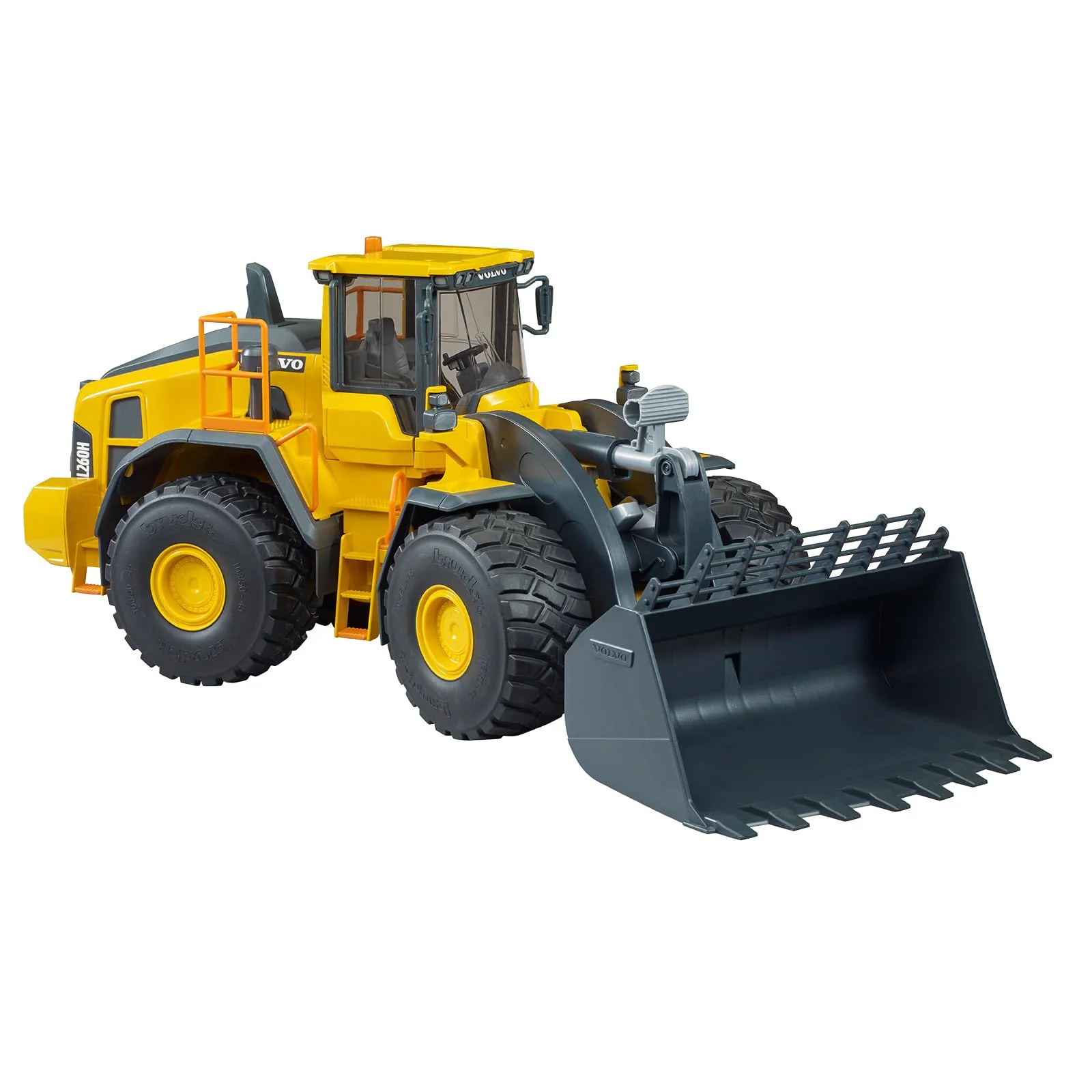 bruder 02458 - Volvo Radlader L260H - 1:16 Baufahrzeug Baustelle Baumaschine Lader Bagger Spielzeug - Image 7