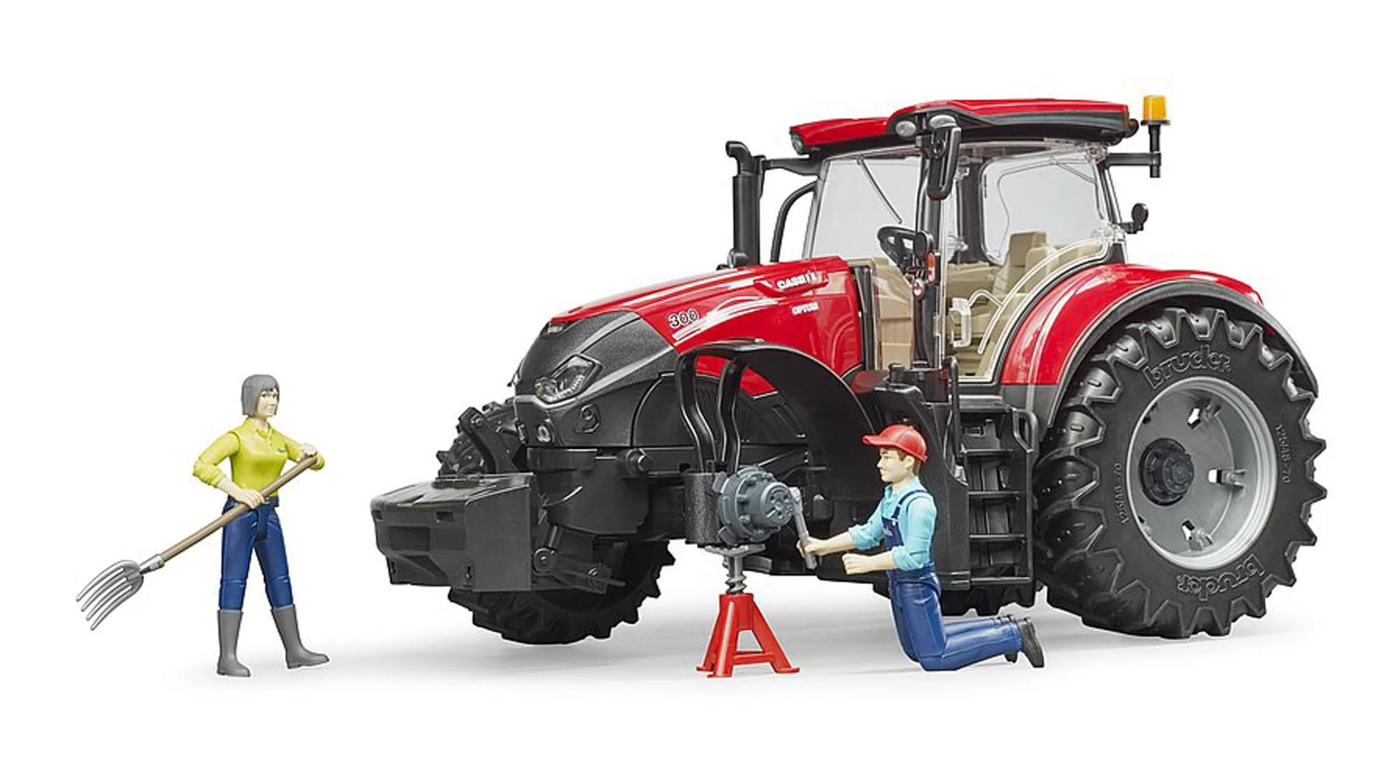 bruder 03190 - Case IH Optum 300 CVX - 1:16 Bauernhof Landwirtschaft Traktor Trecker Schlepper Bulldog bworld Spielzeug Fahrzeug - Image 2