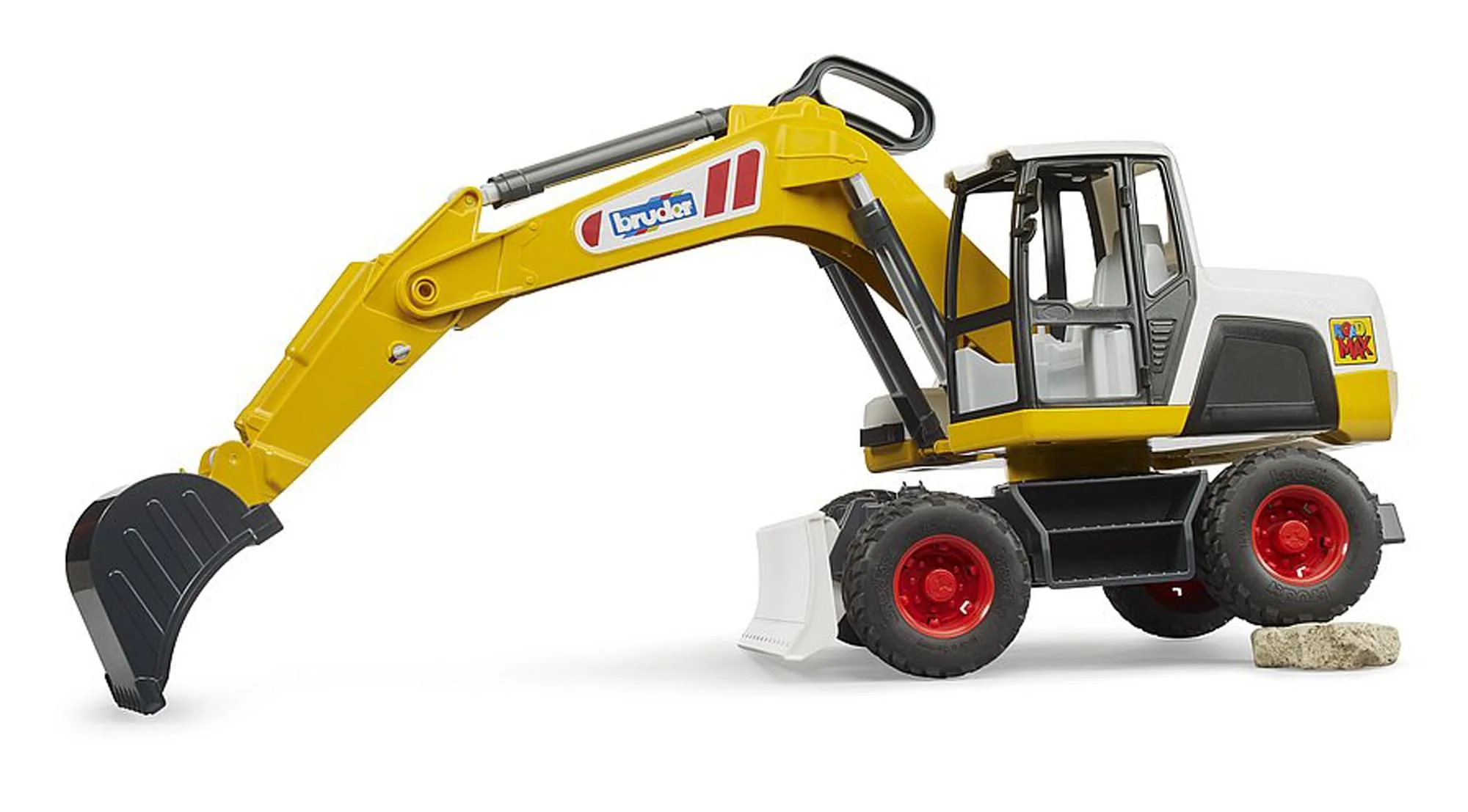 bruder 03413 - Mobilbagger - 1:16 Fahrzeuge, Spielzeug Bagger, Sandbagger, Kinderbagger, Schaufelbagger - Image 2
